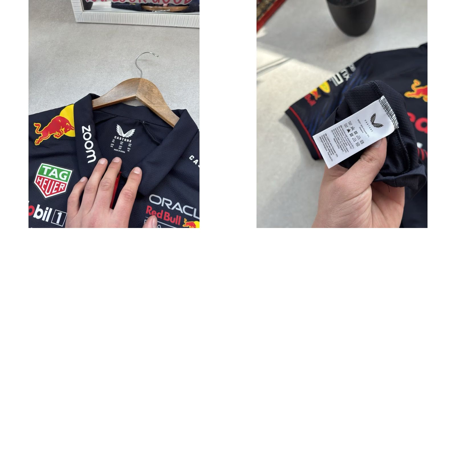 Castore Castore Red Bull Racing Polo Shirt 2XL Men Blue Jersey F1 Racing Car Sports Size US XXL / EU 58 / 5 - 8 Thumbnail