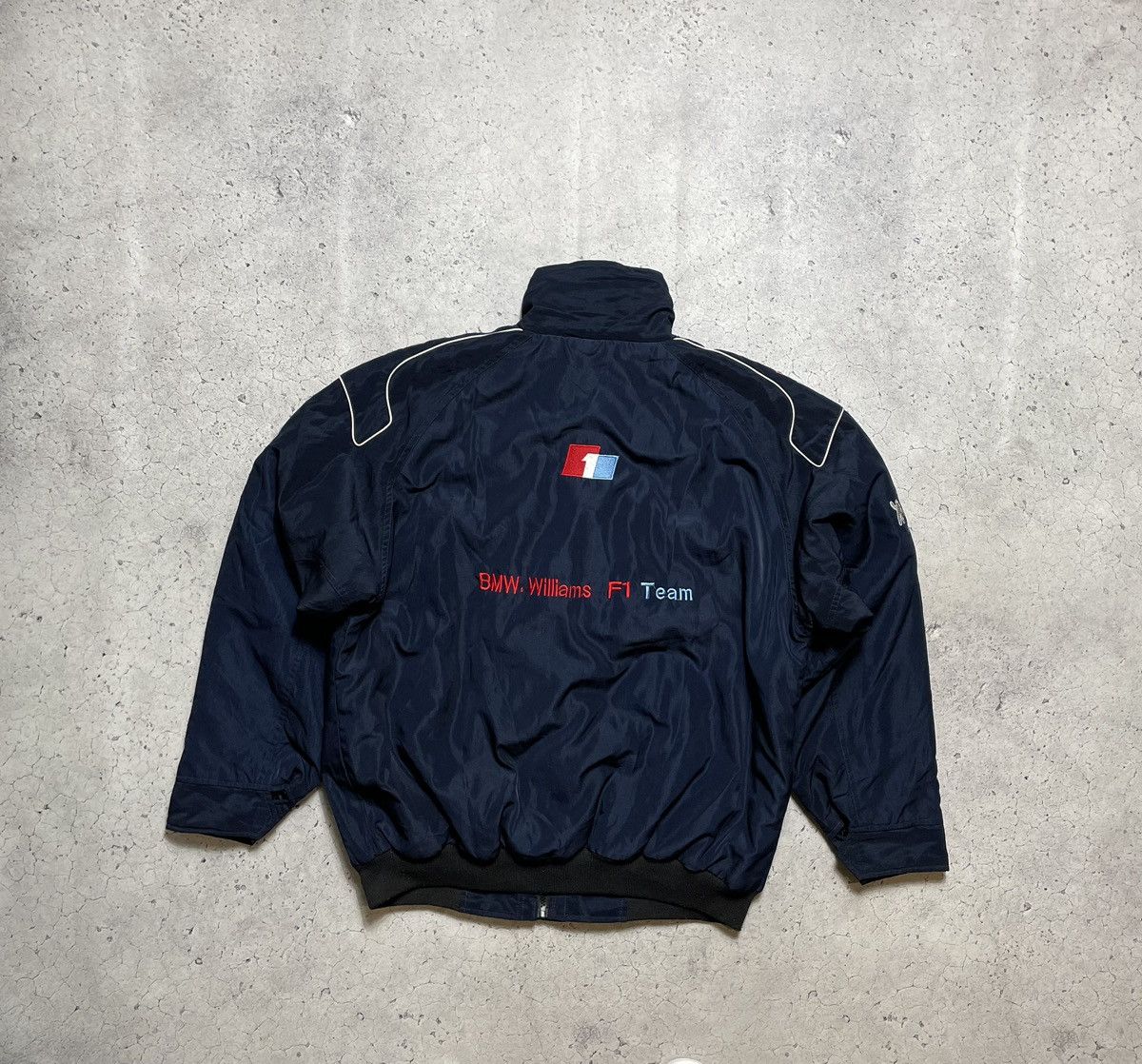 BMW Vintage BMW Bomber Racing Jacket Y2K Big Logo HP Y2K F1 Team Size US L / EU 52-54 / 3 - 2 Thumbnail