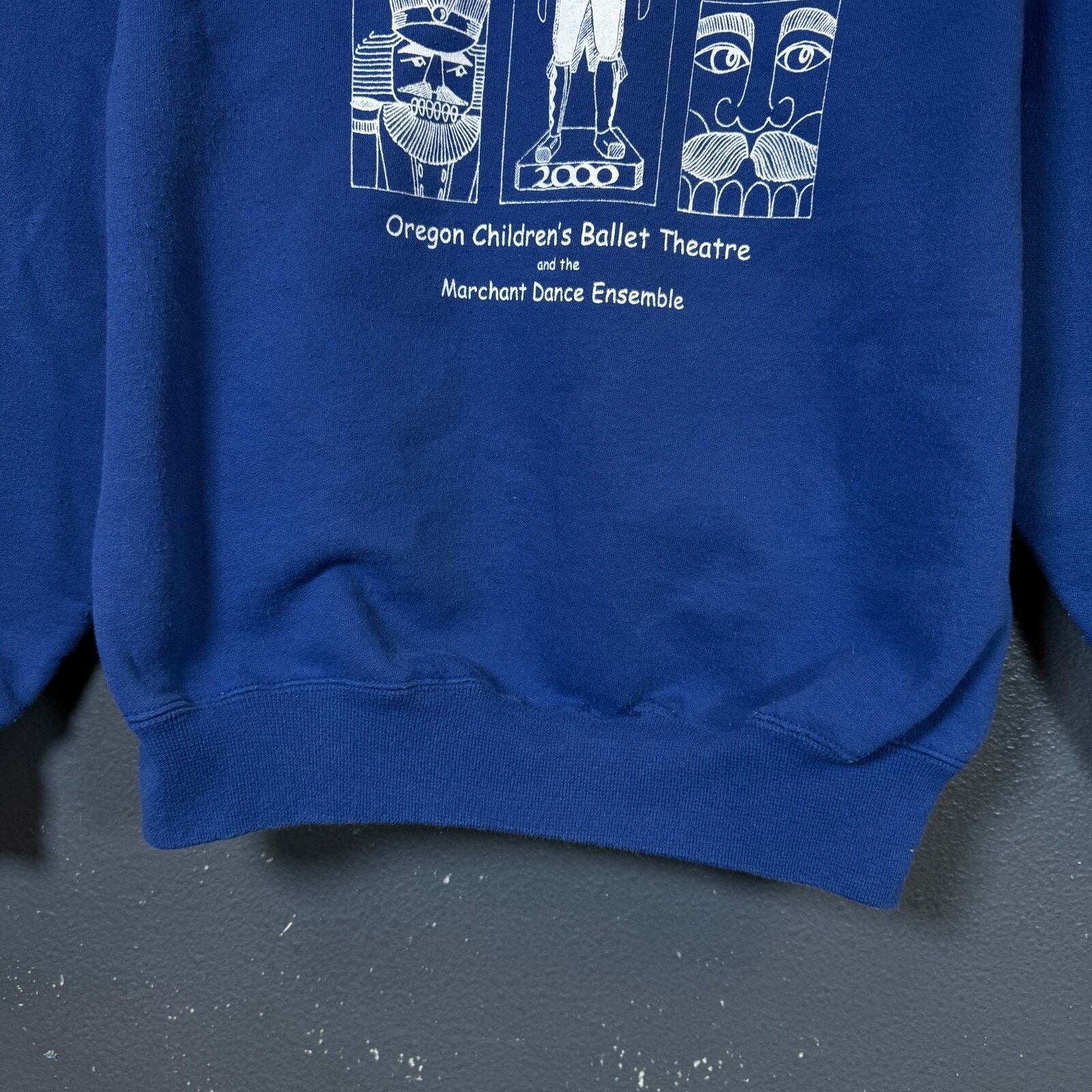 Jerzees Jerzees S blue vintage sweatshirt 00s The Nutcracker Oregon Size US S / EU 44-46 / 1 - 4 Thumbnail