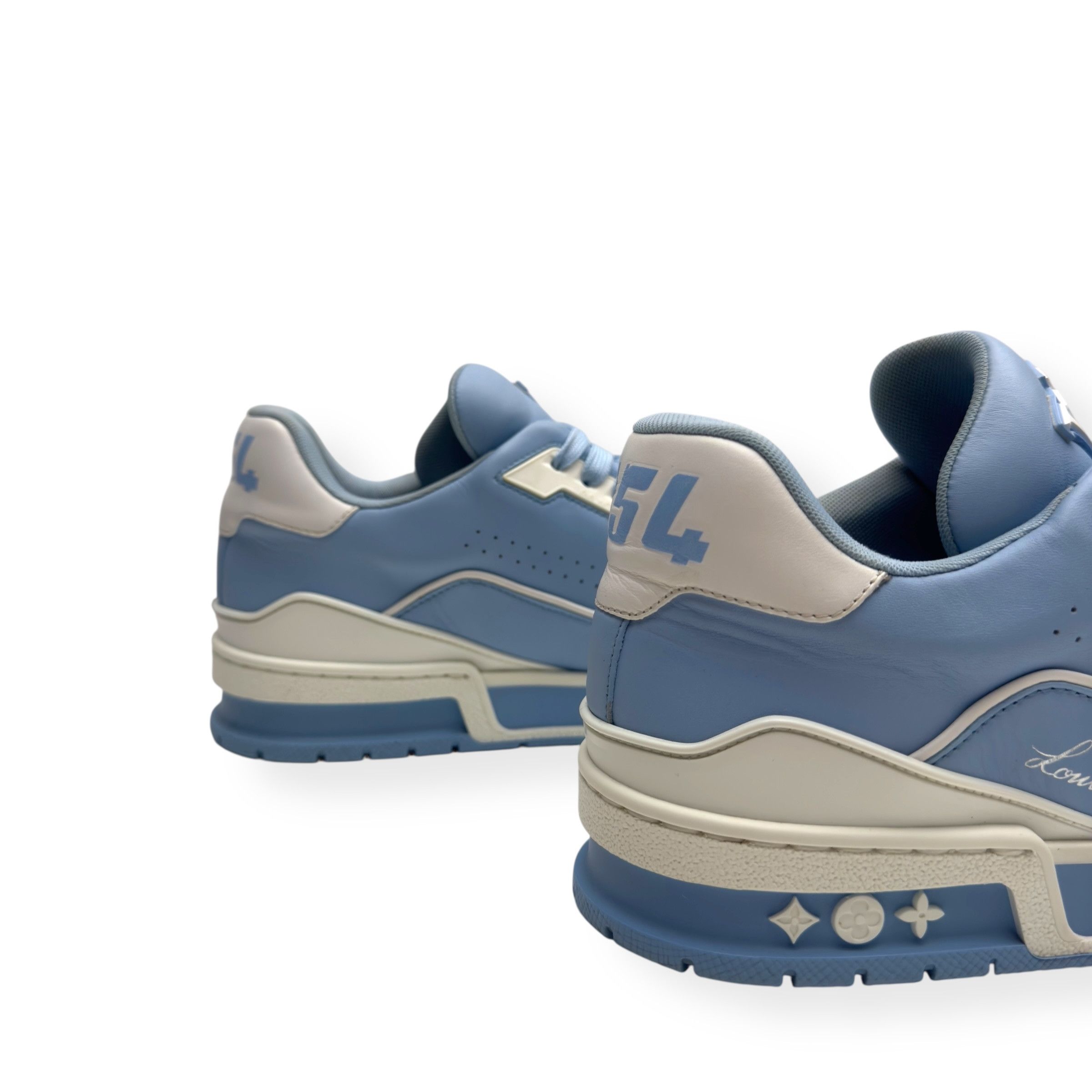 Louis Vuitton LOUIS VUITTON LV TRAINER BABY BLUE / WHITE UK Size US 8 / EU 41 - 8 Thumbnail