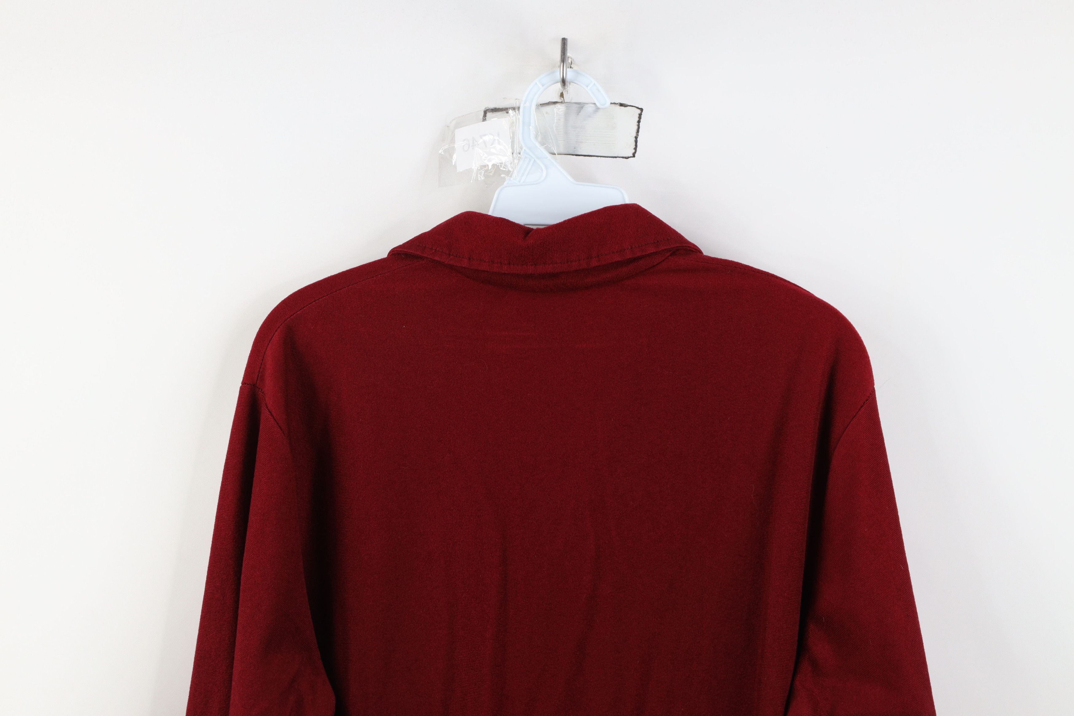 Vintage Vintage 70s Streetwear Long Sleeve Rugby Polo Shirt Red USA Size US M / EU 48-50 / 2 - 11 Thumbnail