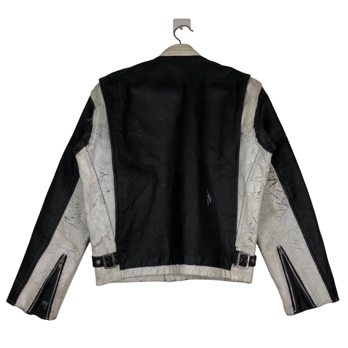 Hein Gericke 🔥Vtg Biker Leather Jacket Racer Eezan Garments Japan Size US M / EU 48-50 / 2 - 8 Thumbnail