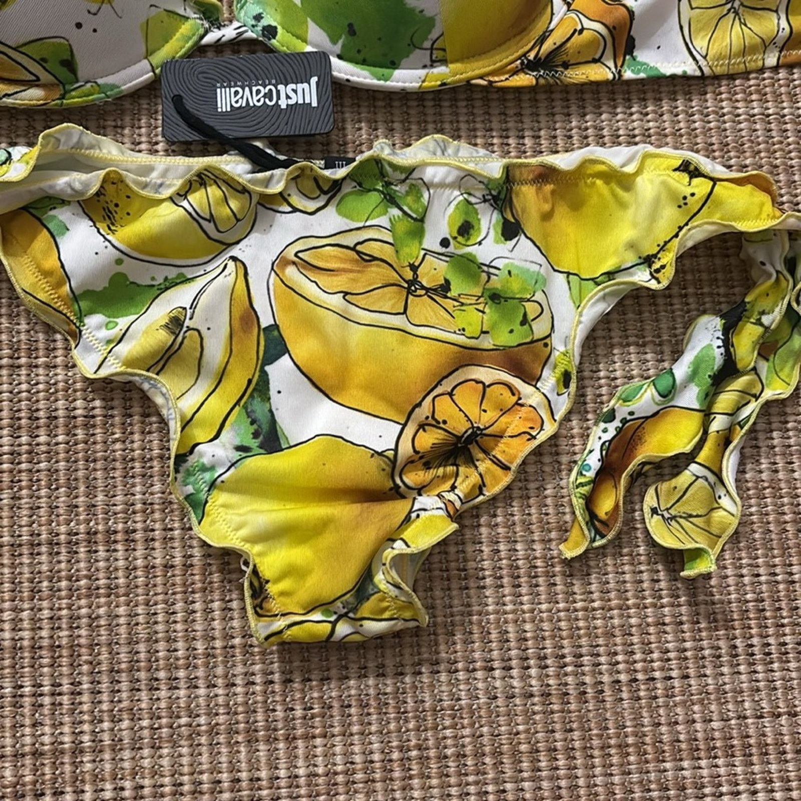 Just Cavalli NWT Just Cavalli Citrus Splash Bikini SIze M Size ONE SIZE - 10 Thumbnail