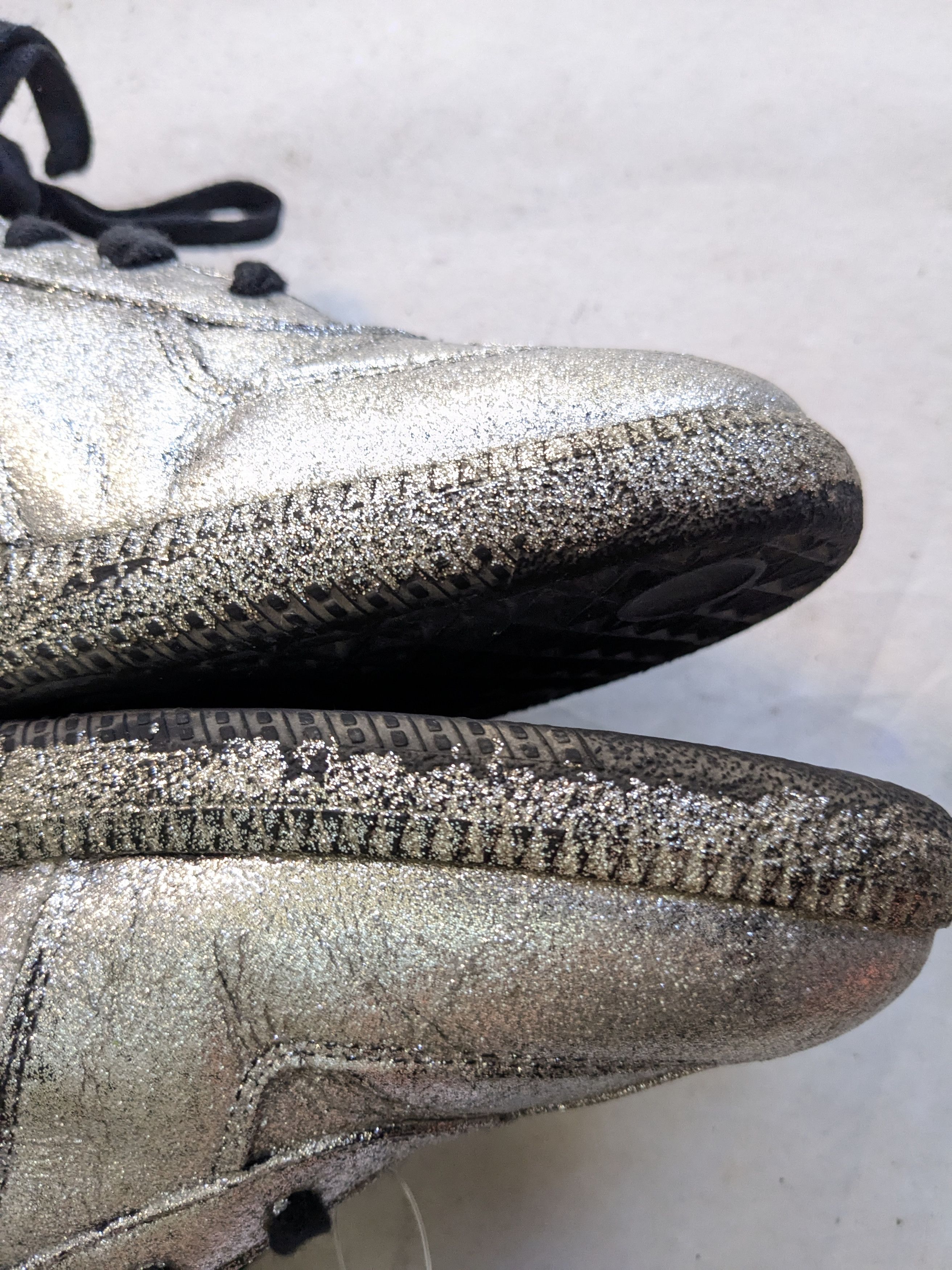 Maison Margiela Maison Margiela GAT Replica Black Silver 12 45 Low Leather Size US 12 / EU 45 - 12 Thumbnail