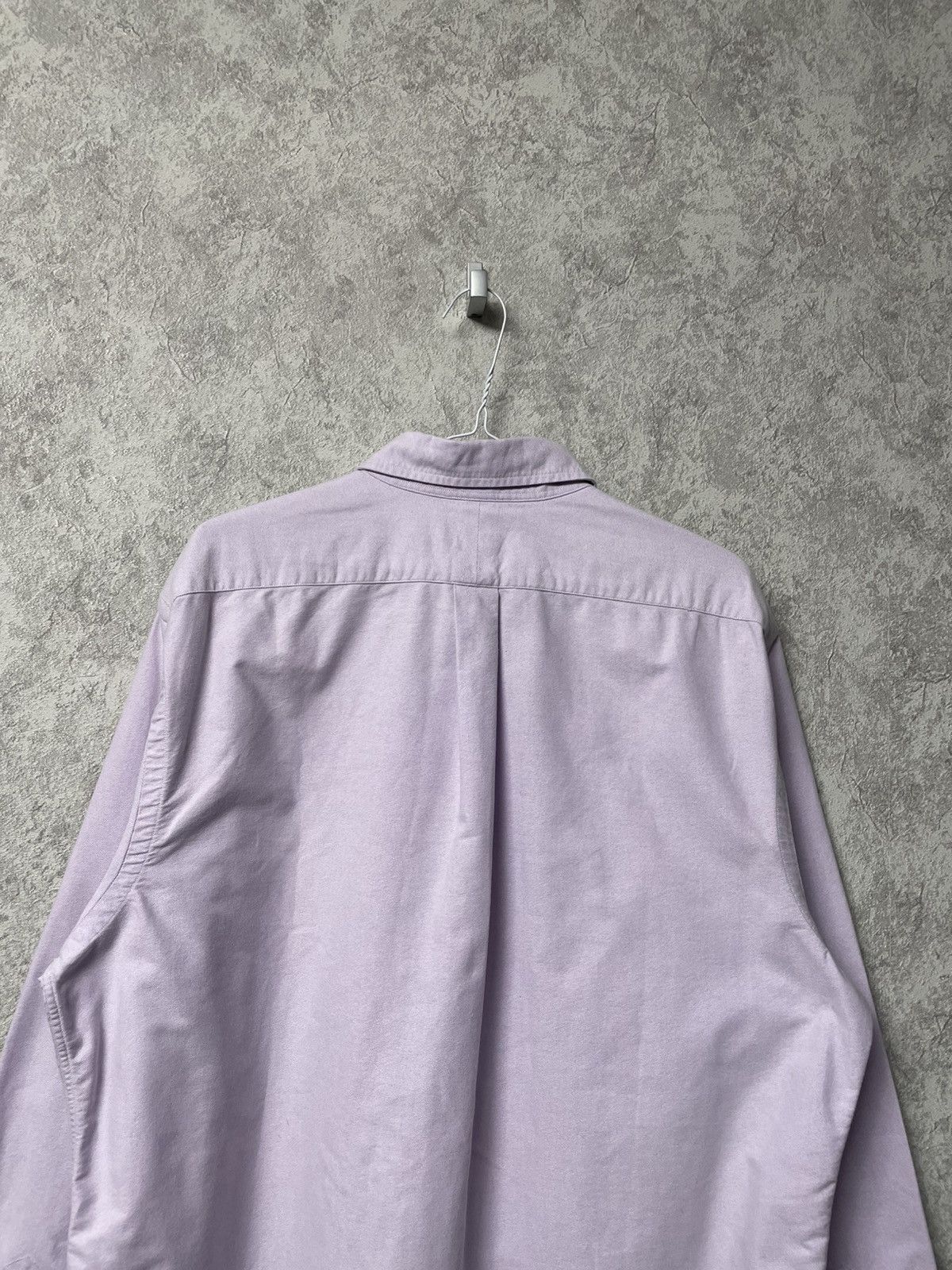 Ralph Lauren Vintage Ralph Lauren Purple Long Sleeve Heavy Classic Shirt Size US XL / EU 56 / 4 - 14 Thumbnail