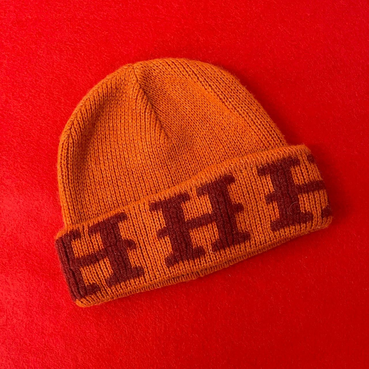 Hermes Hat Orange Cashmere