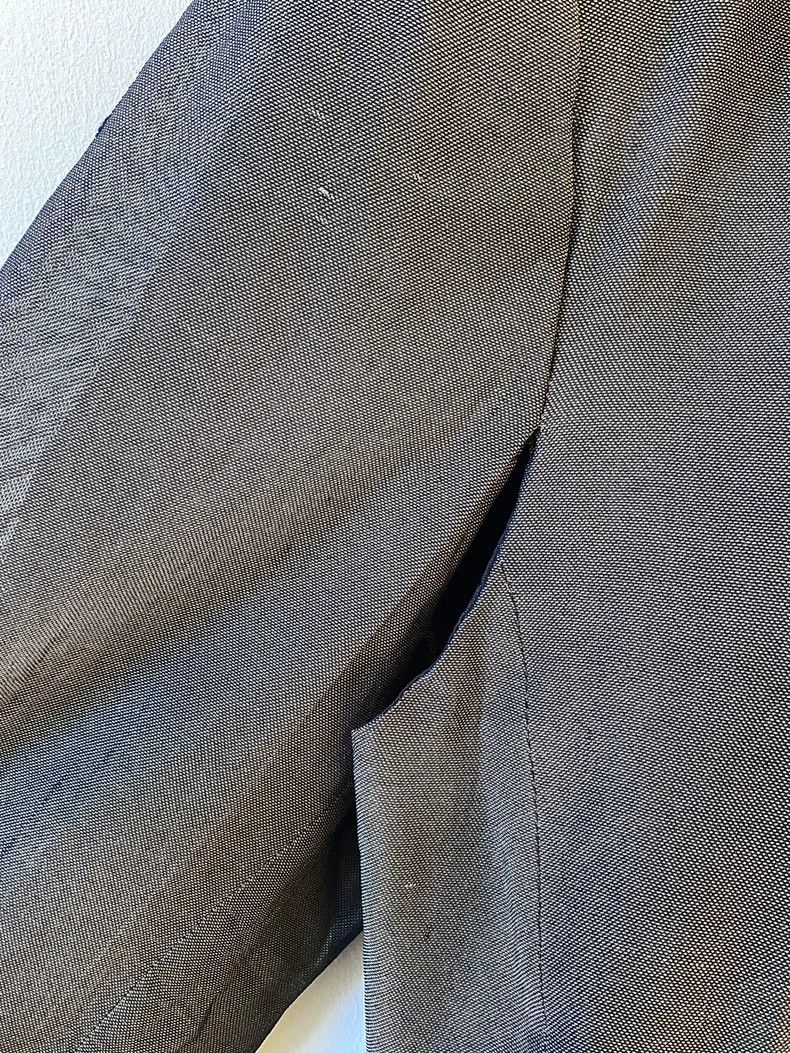 Yohji Yamamoto Yohji Yamamoto size s 96ss archive silk blazer Size 36S - 4 Thumbnail