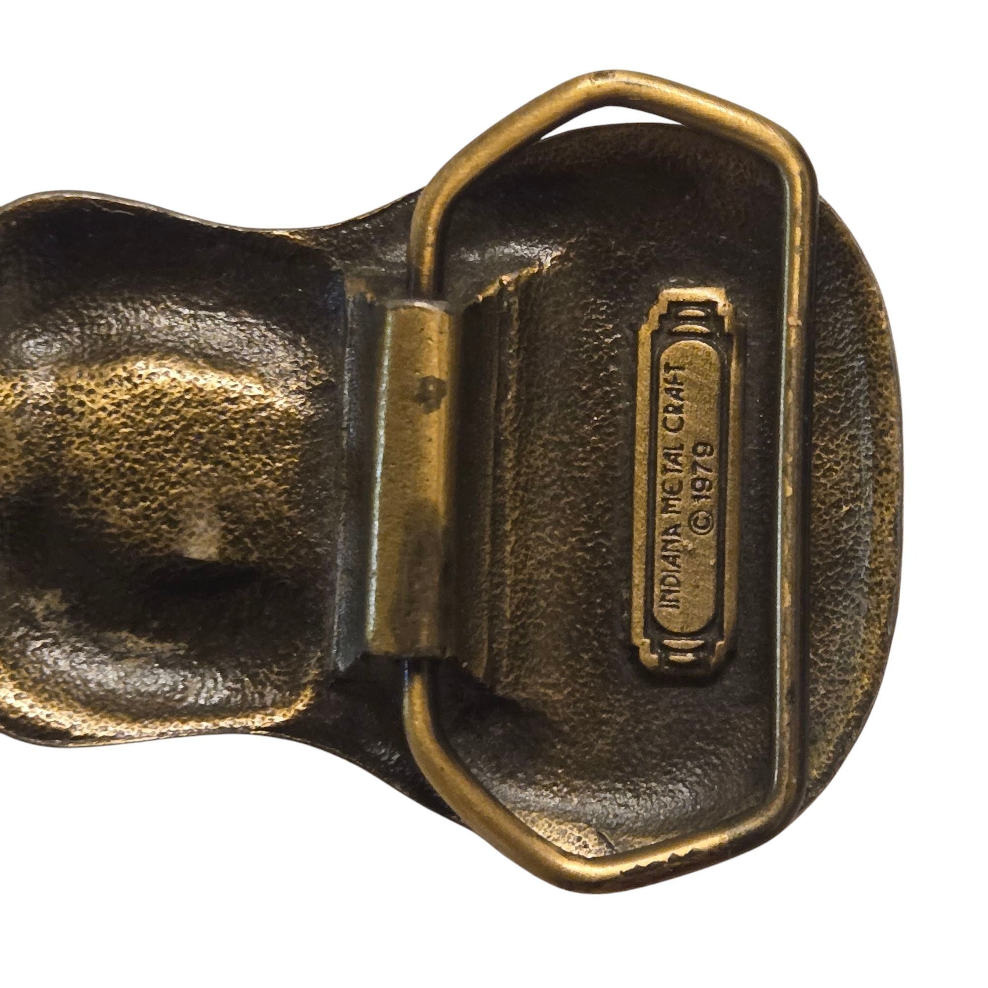 Other Acoustic Guitar Belt Buckle Vintage 1979 Music Musician West Size ONE SIZE - 5 Thumbnail