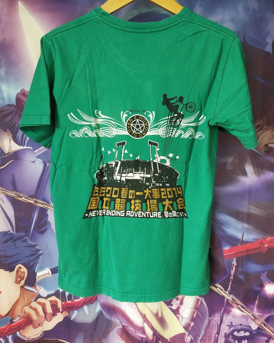 Band Tees × Japanese Brand Momoiro Clover Z Never Ending Adventure Green Music Tees Size US M / EU 48-50 / 2 - 2 Thumbnail