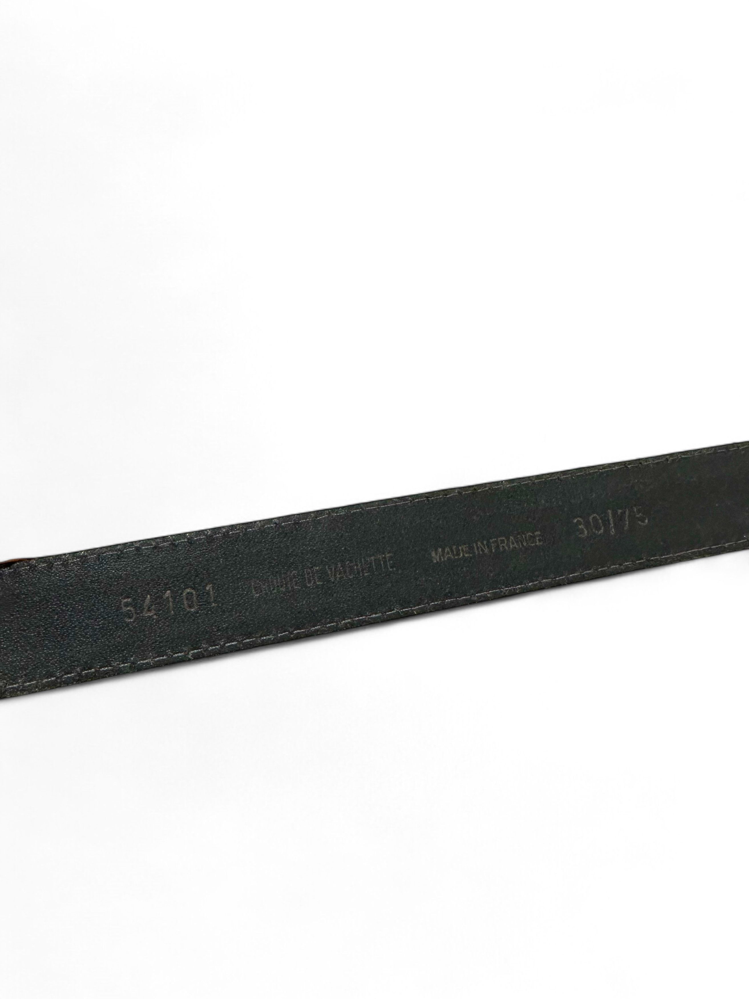 Vintage Vintage Croute de Vachette Leather Belt Made in France 30/75 Size ONE SIZE - 6 Thumbnail