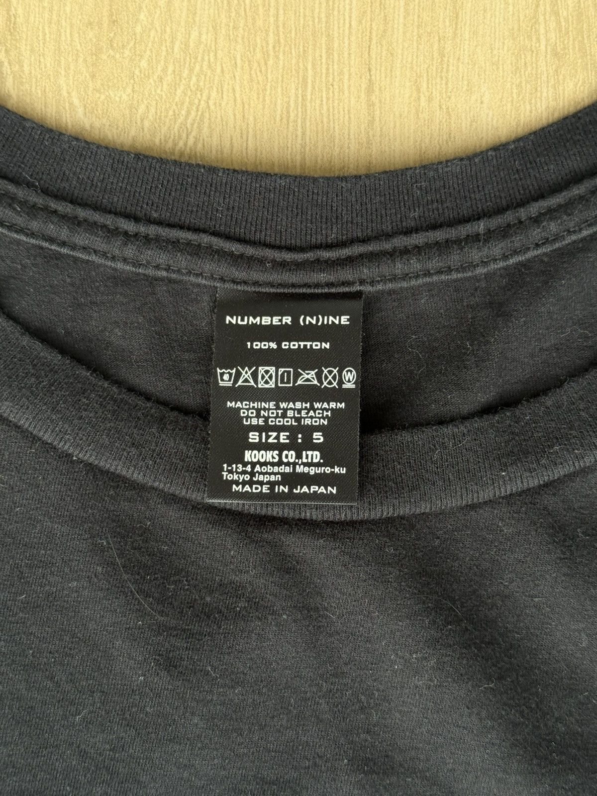 Number (N)ine Number (N)ine Black Like Slayer Tee Sise 5 Size US L / EU 52-54 / 3 - 7 Thumbnail