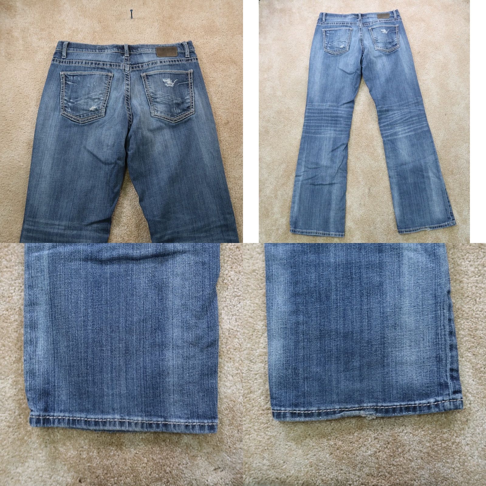 Vintage BKE Buckle Tyler Bootcut Jeans Men’s 36XL Blue Denim 5-Pocket Regular Inseam 35 Jeans 90s Distressed" Size US 36 / EU 52 - 8 Thumbnail