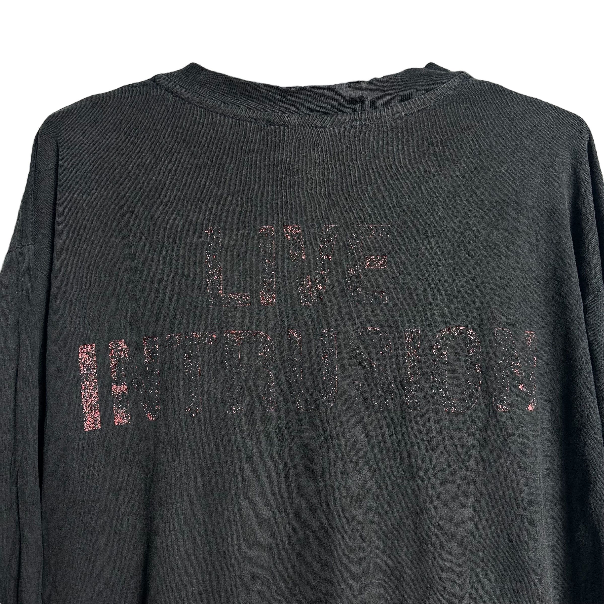 Band Tees 🔥RARE🔥Vintage Slayer Live Intrusion Long Sleeve T-shirt Size US XL / EU 56 / 4 - 5 Thumbnail