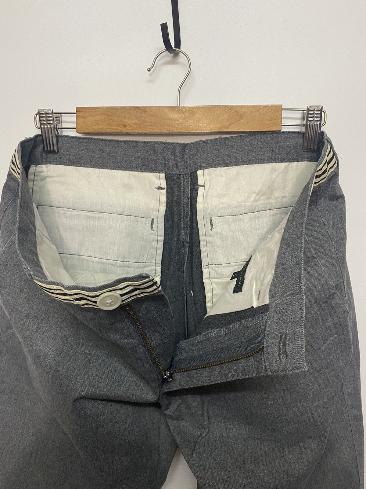 Japanese Brand A.V.V Homme Grey Pants Sz 32 Size US 32 / EU 48 - 9 Thumbnail
