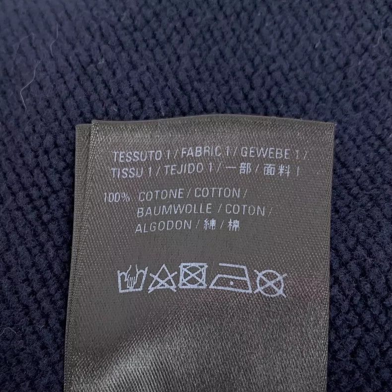 Balenciaga Balenciaga Navy monogrammed cotton crewneck long-sleeve sw Size US XS / EU 42 / 0 - 8 Thumbnail