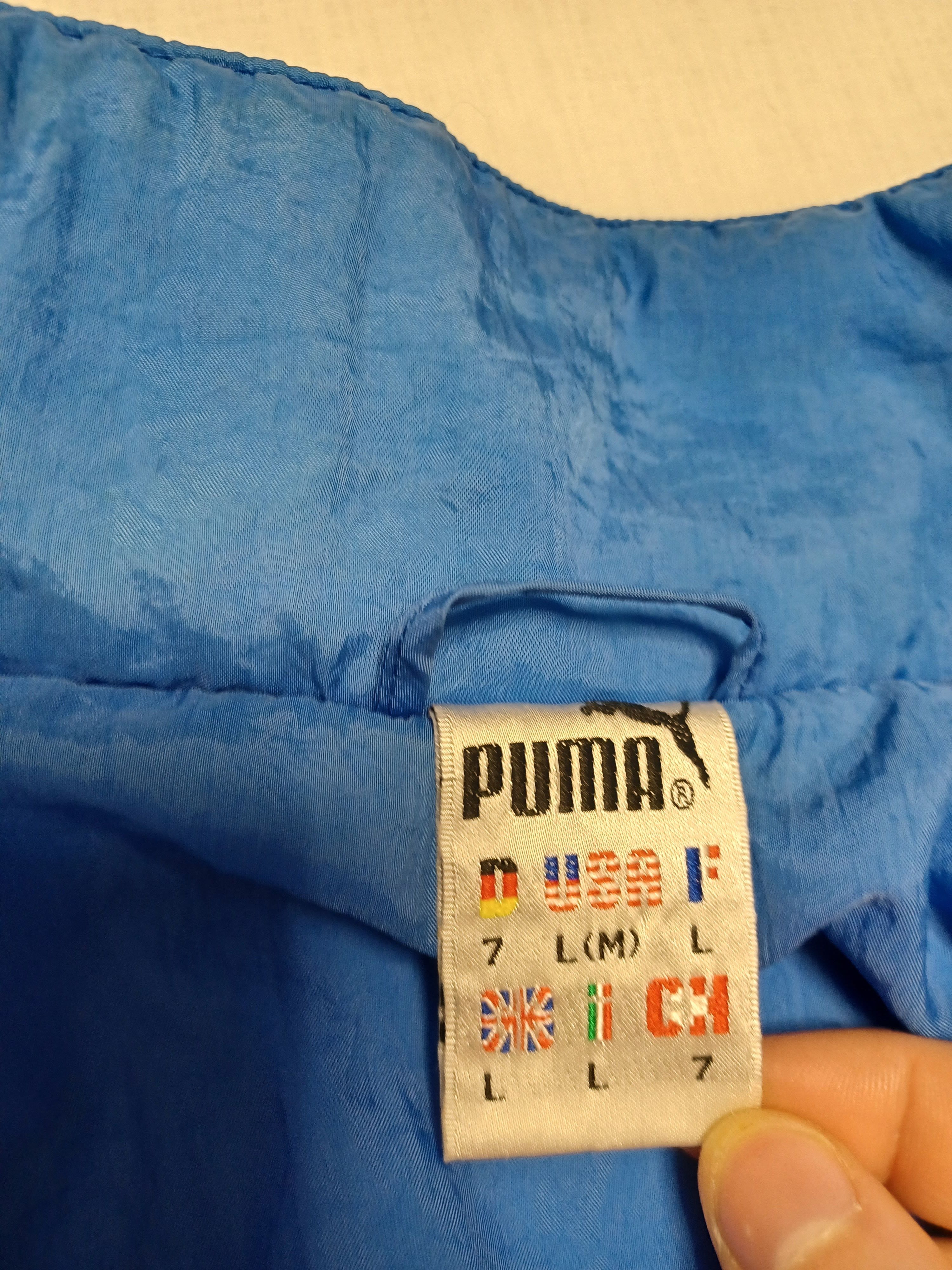 Puma PUMA NYLON TRACK JACKET VINTAGE 90S SPORTSWEAR DRLL Size US L / EU 52-54 / 3 - 4 Thumbnail