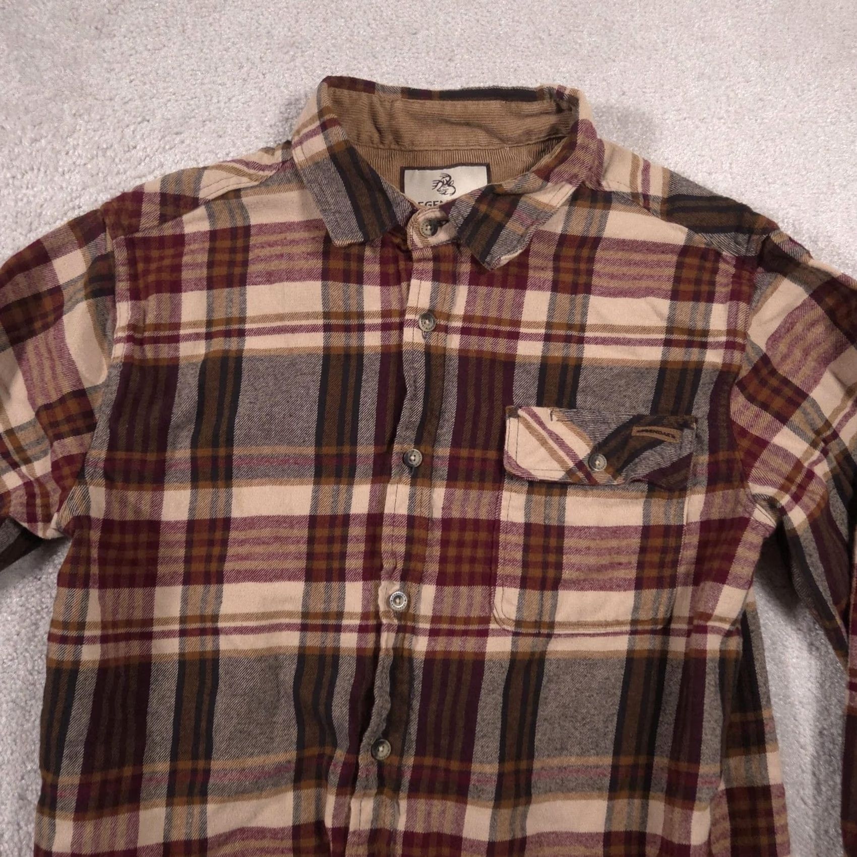 Vintage Legendary Whitetails Shirt Mens Large Plaid Flannel Button Long Sleeve Casual Size US L / EU 52-54 / 3 - 3 Thumbnail