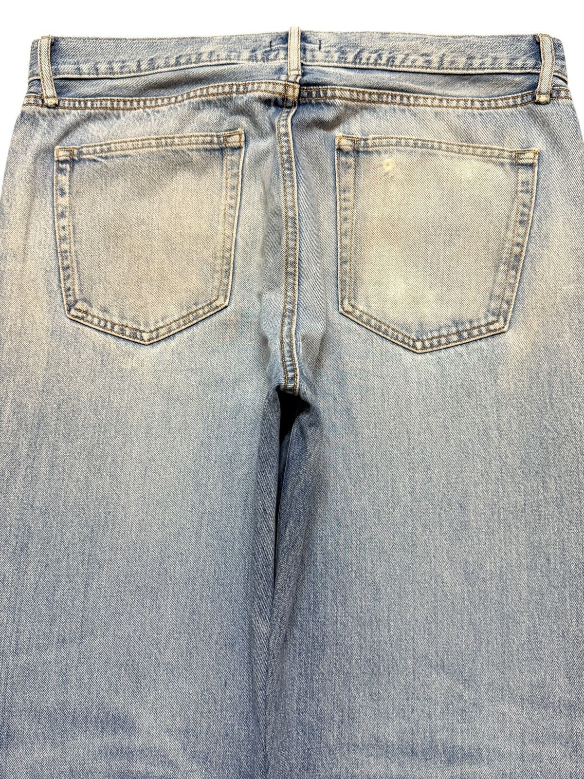 Uniqlo Vintage Japanese Uniqlo Light Faded Wash Distressed Loose Size US 34 / EU 50 - 5 Thumbnail