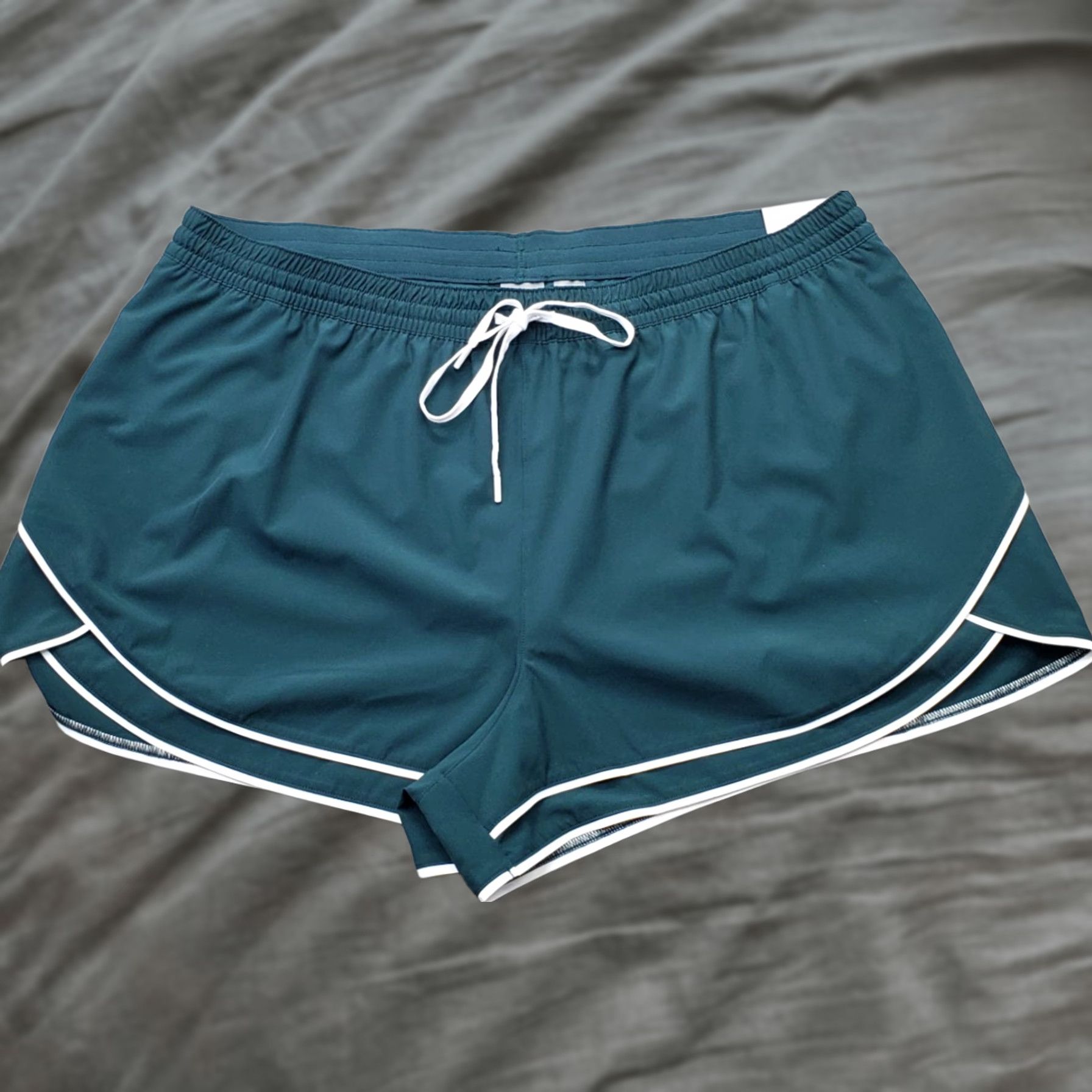 Vintage CALIA Running Shorts Womens XXL Green Athletic Relaxed Fit 3" Inseam Drawstring Womens XXL Green Athletic Relaxed Full Set Size 40" / US 18 - 1 Thumbnail