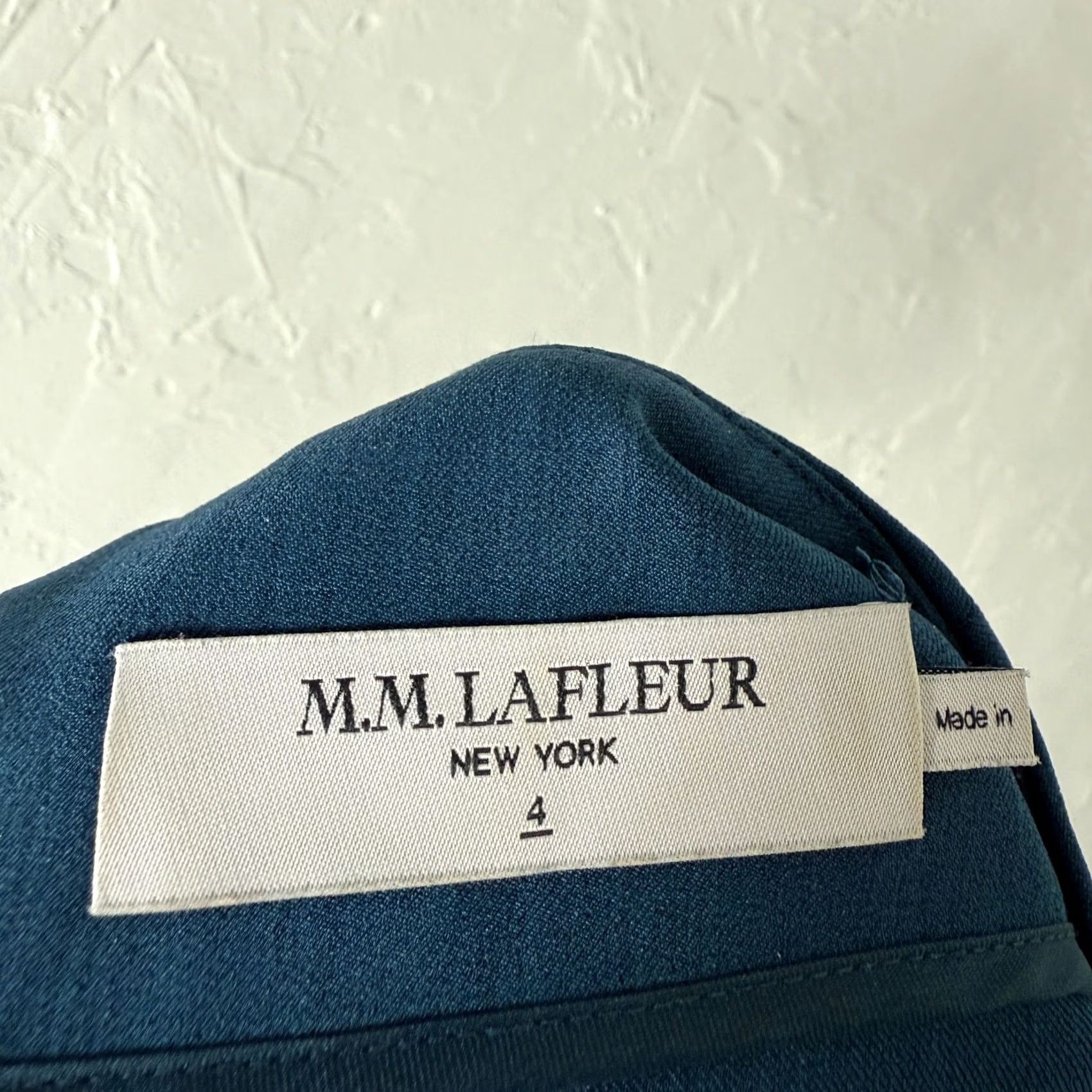 M.M.LaFleur M.M. Lafleur Dress 4 Blue Stretch Casual Polyester Crew Sleeveless Women's Q30 Size S / US 4 / IT 40 - 7 Thumbnail