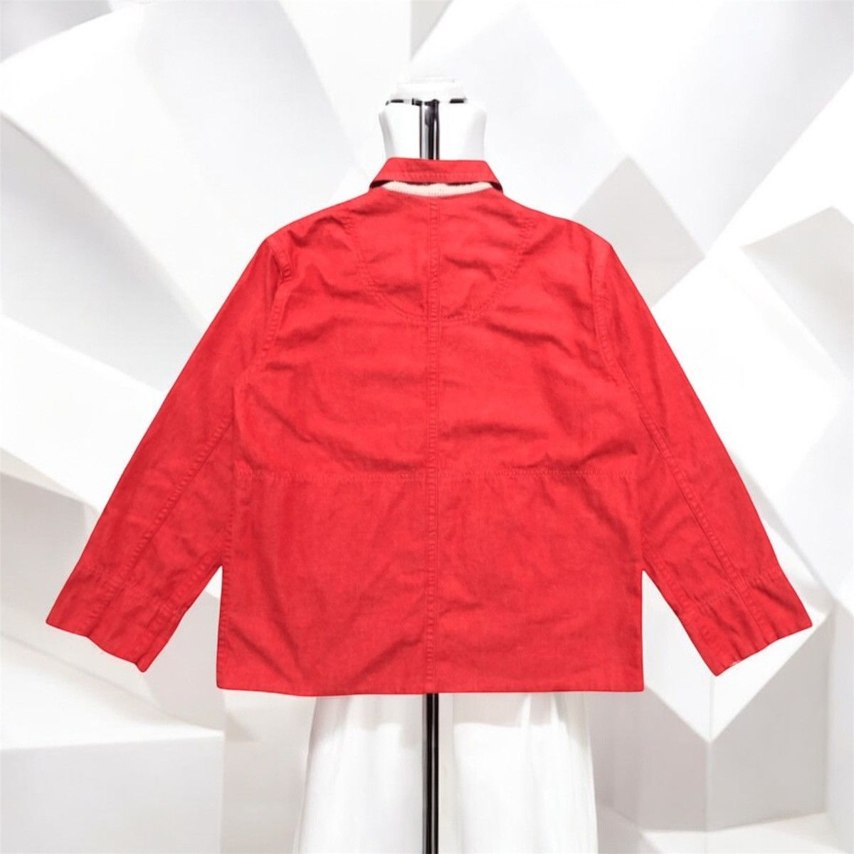 Hai Sporting Gear ‼️LAST DROP‼️HAI Sporting Gear Issey Miyake Red Chore Jacket Size US M / EU 48-50 / 2 - 3 Thumbnail
