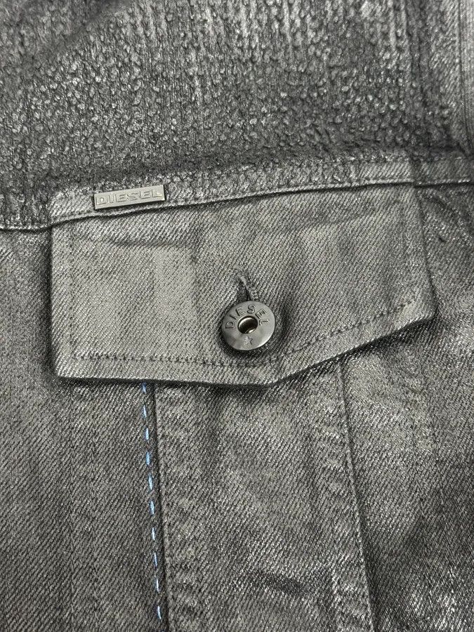 Diesel AW2016 Diesel Grey Black Gradient Trucker Jacket Size US M / EU 48-50 / 2 - 11 Thumbnail