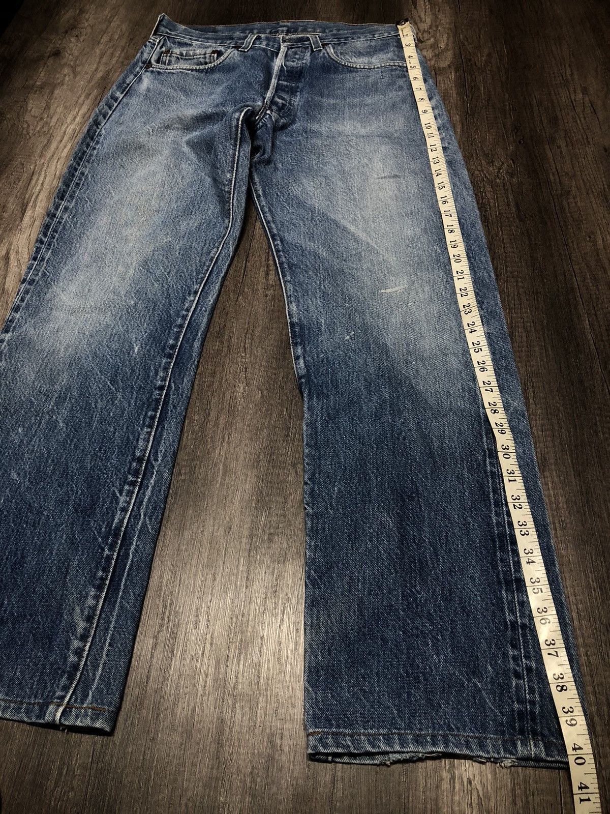 Levi's × Levi's Vintage Clothing Vintage Levi's button stamp 524 Rindem Selvedge Jeans Size US 30 / EU 46 - 16 Thumbnail