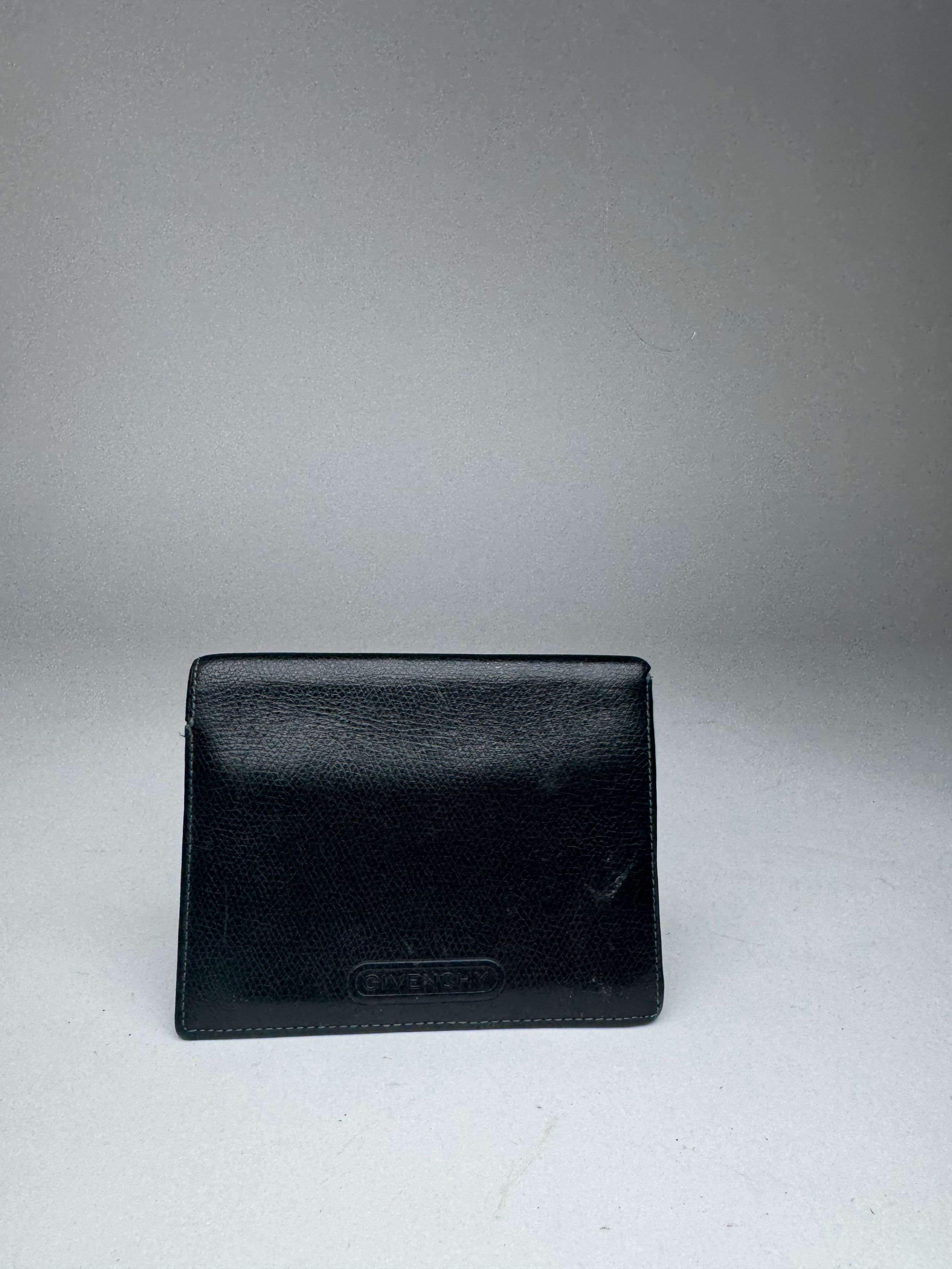 Givenchy Vintage Leather Wallet Black Size ONE SIZE - 1 Thumbnail