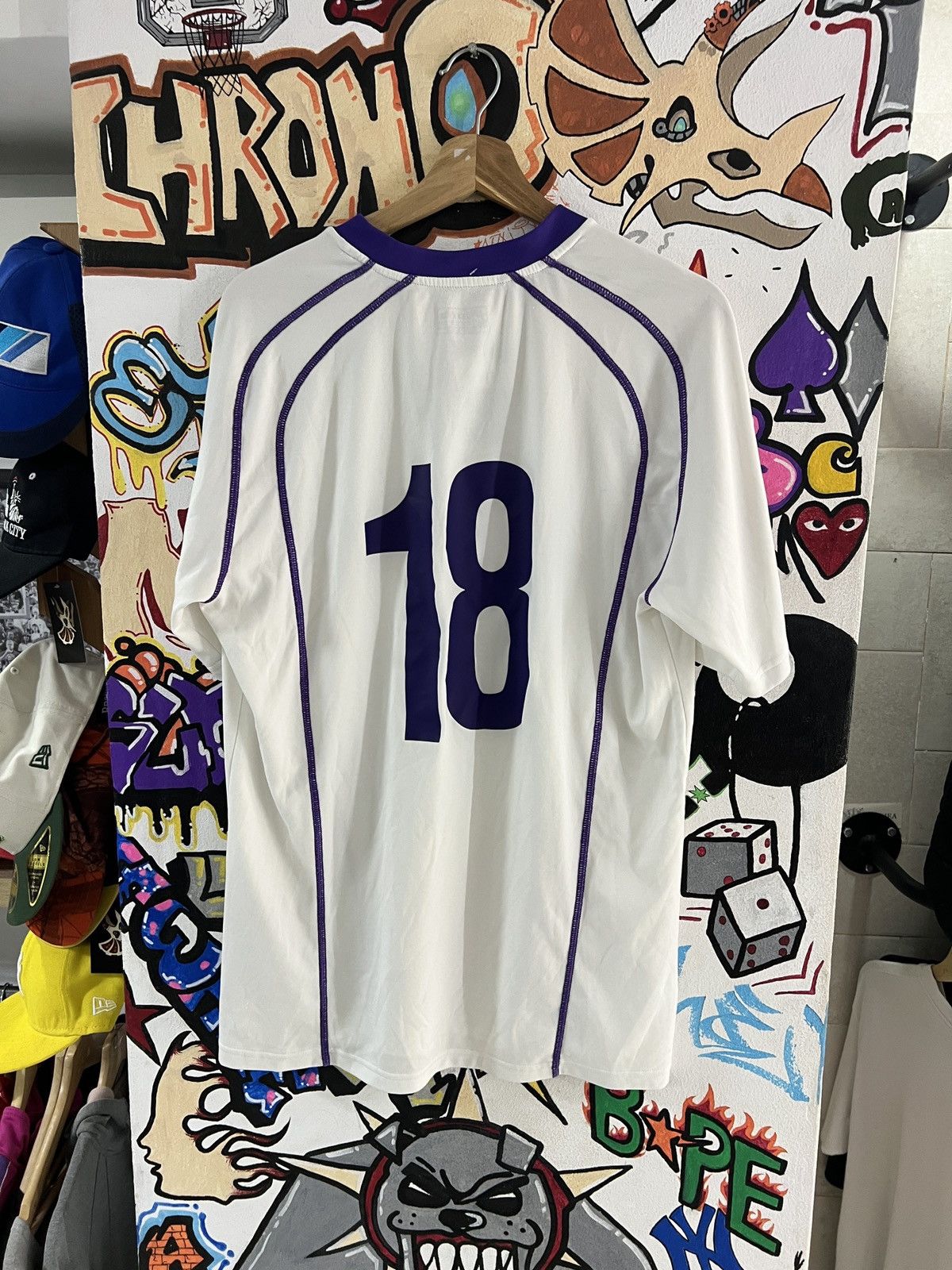 Lotto Sport Fiorentina Toyota Lotto 2005-07 Away Jersey Size US L / EU 52-54 / 3 - 6 Thumbnail