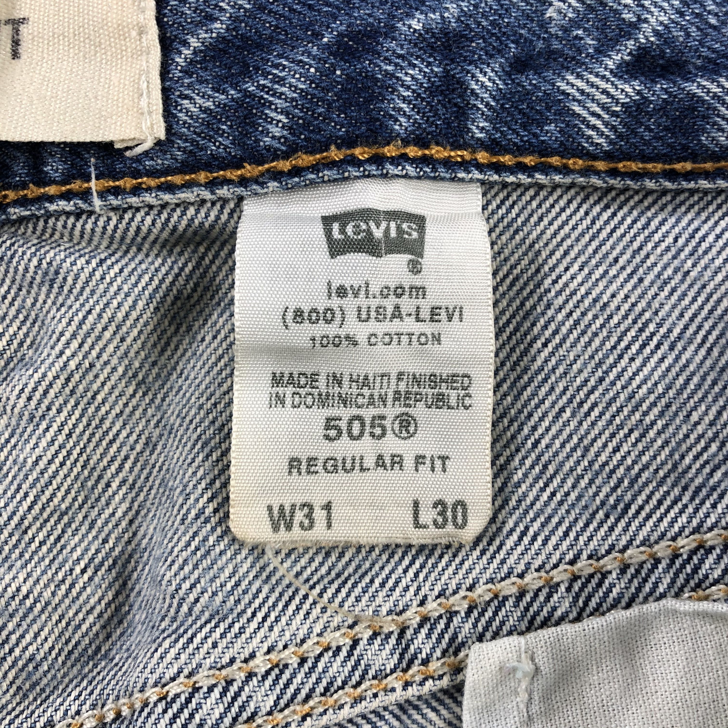 Levi's × Vintage Vintage Levis 505 Jeans-JM2902 Size US 30 / EU 46 - 18 Thumbnail
