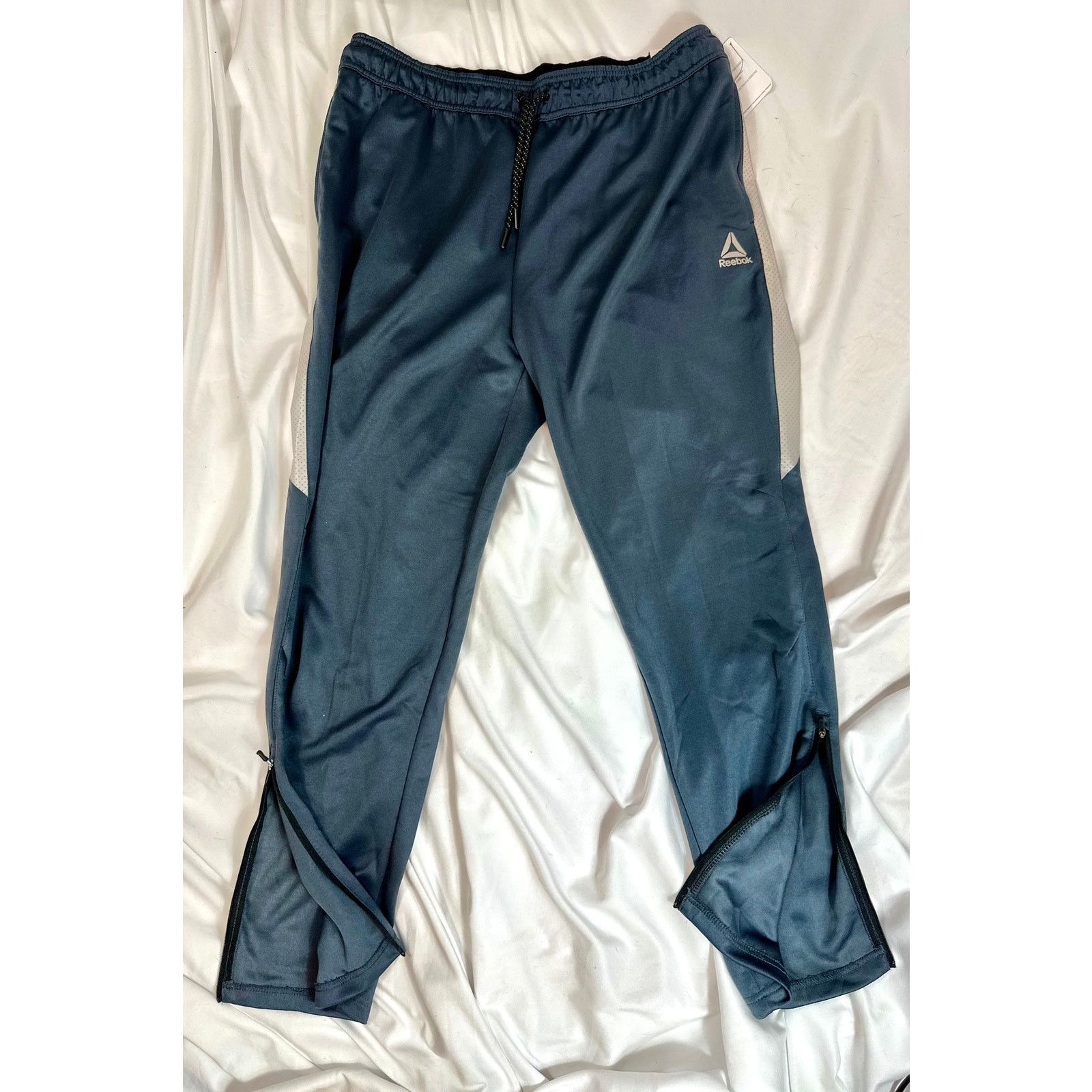 Reebok Reebok Mens Active Interlock Jogger Pants Gray XL Size US 38 / EU 54 - 7 Thumbnail