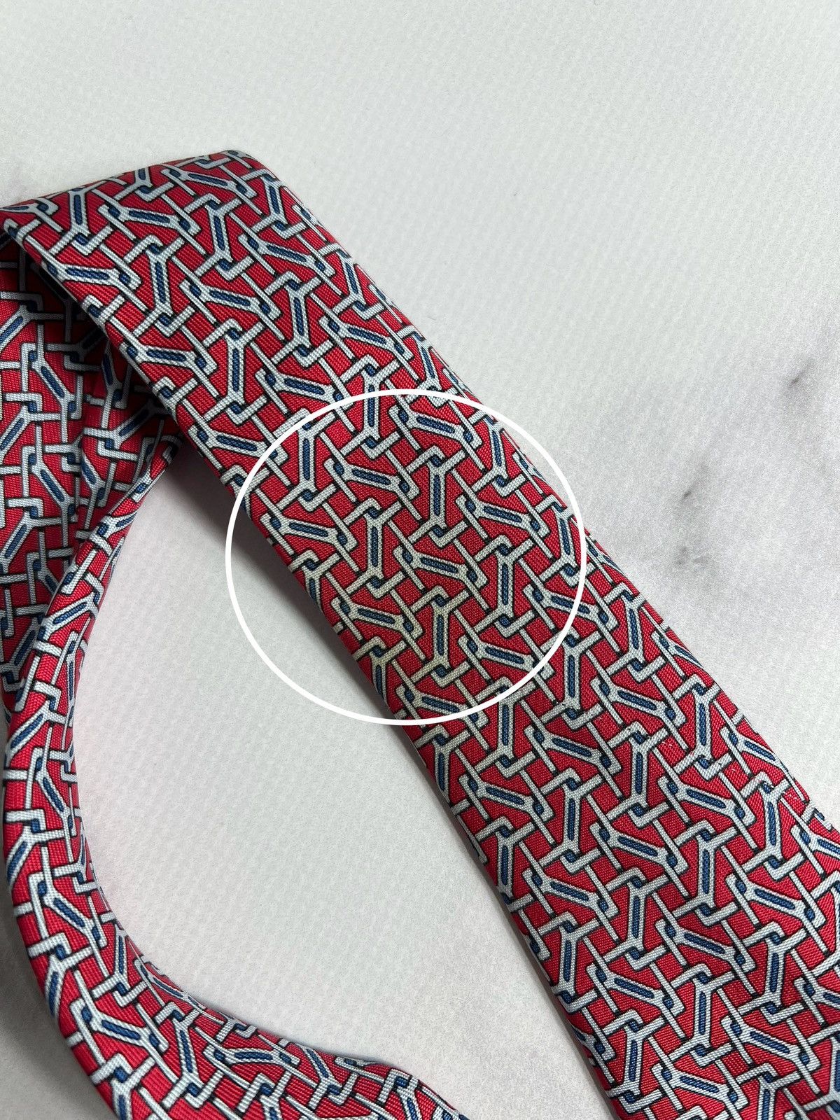 Hermes Vintage very rare luxury designer Hermes Silk Tie Size ONE SIZE - 2 Thumbnail
