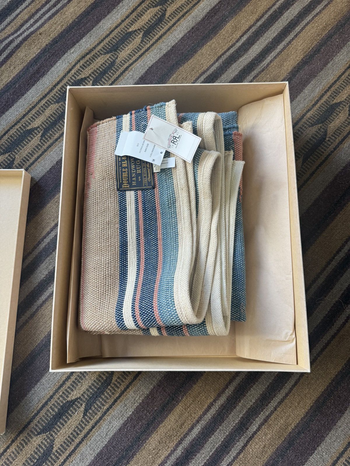 RRL Ralph Lauren Hand Woven Summer Rug Size ONE SIZE - 5 Thumbnail