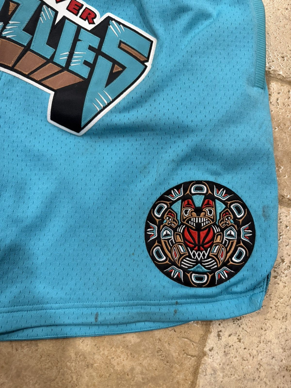 Just Don × Mitchell & Ness × Rsvp Gallery Just Don x Mitchell & Ness NBA Vancover Grizzlies Shorts Size US 34 / EU 50 - 3 Thumbnail