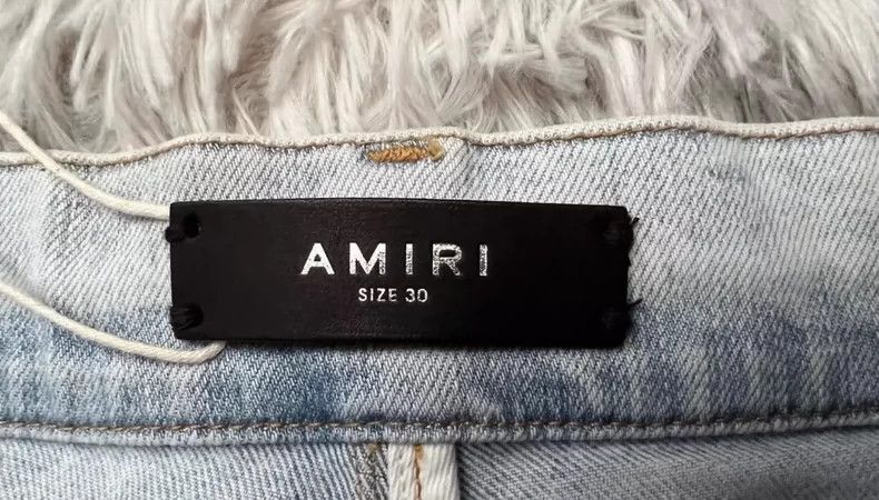 Amiri Amiri Blue Big Destruction Brand New Jeans 2501-Nextarrow Size US 30 / EU 46 - 4 Thumbnail