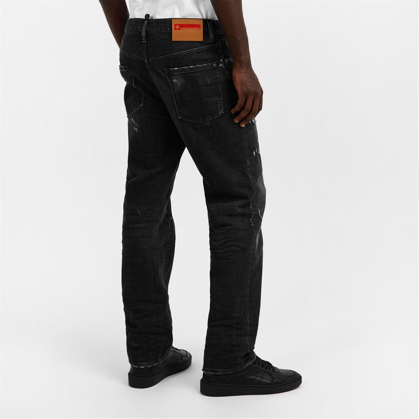 Dsquared2 o1g2r1mq0426 Straight Leg Jeans in Black Size US 36 / EU 52 - 5 Thumbnail