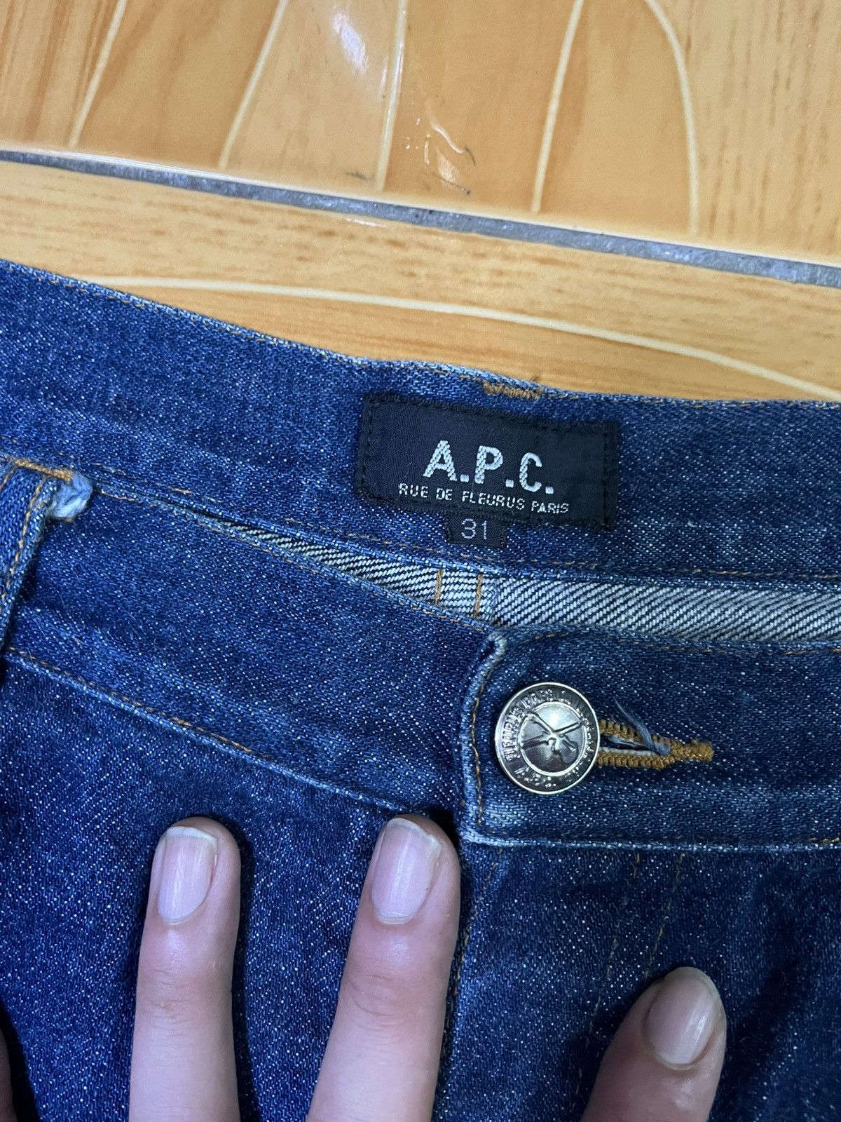 A.P.C. A.p.c Low Rise Selvedge Denim Made in Japan Size US 34 / EU 50 - 3 Thumbnail