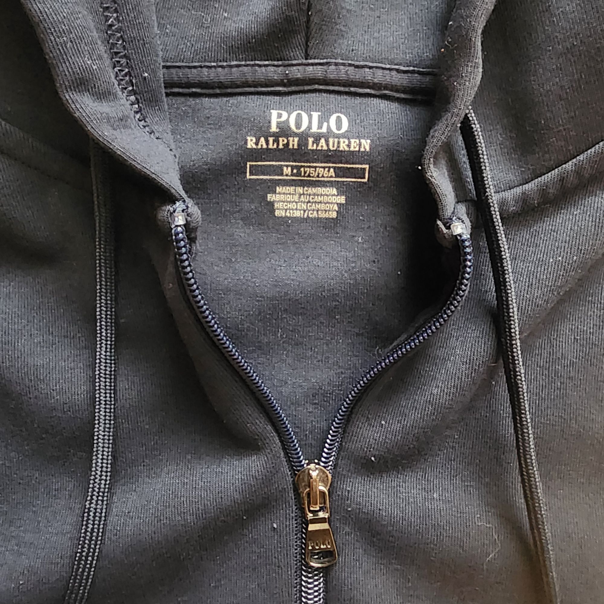 Polo Ralph Lauren Polo Ralph Lauren Navy Full Zip Hoodie Sweatshirt Size US M / EU 48-50 / 2 - 6 Thumbnail