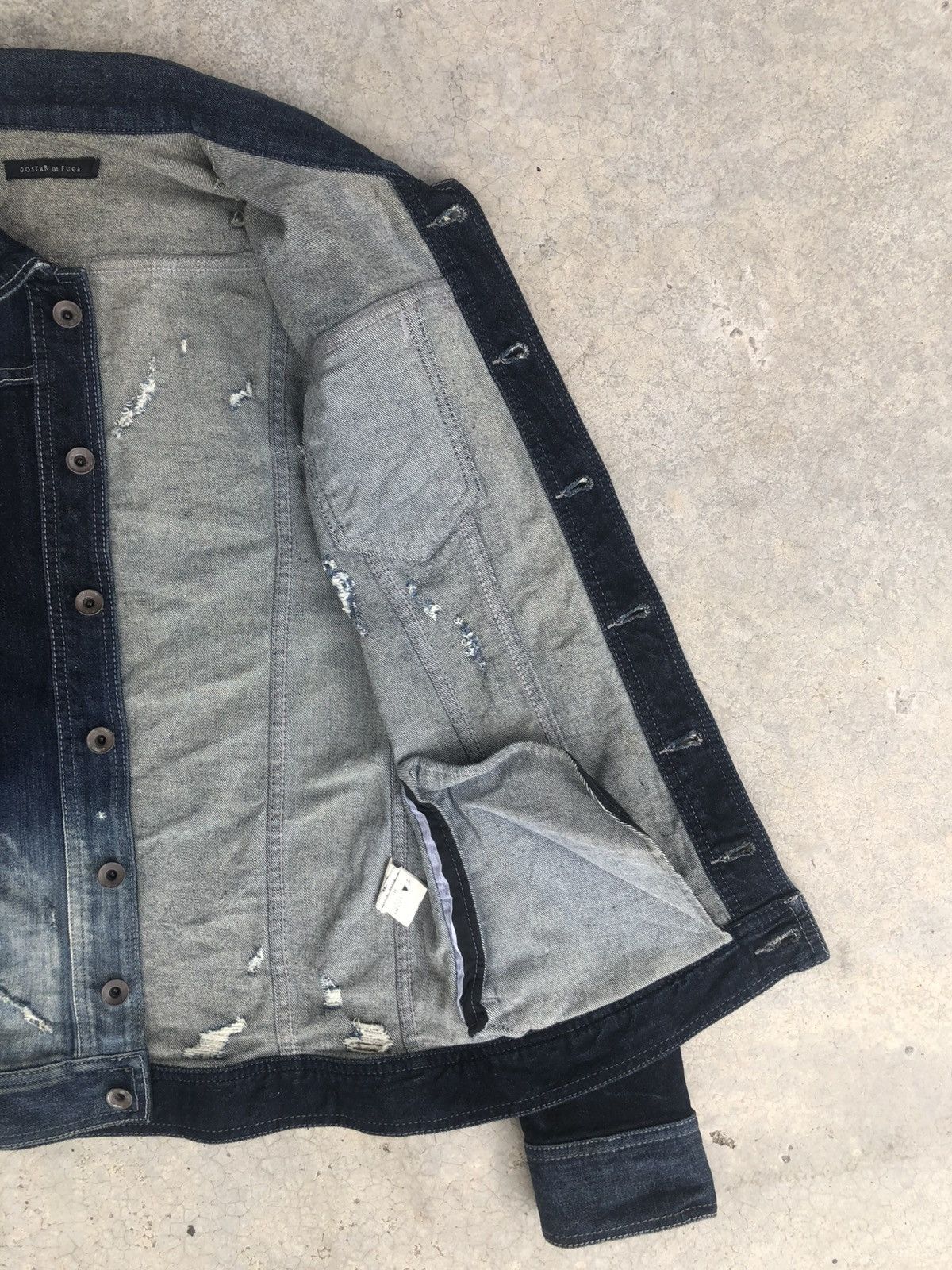 If Six Was Nine Japanese Fuga Distressed Denim Size US M / EU 48-50 / 2 - 15 Thumbnail