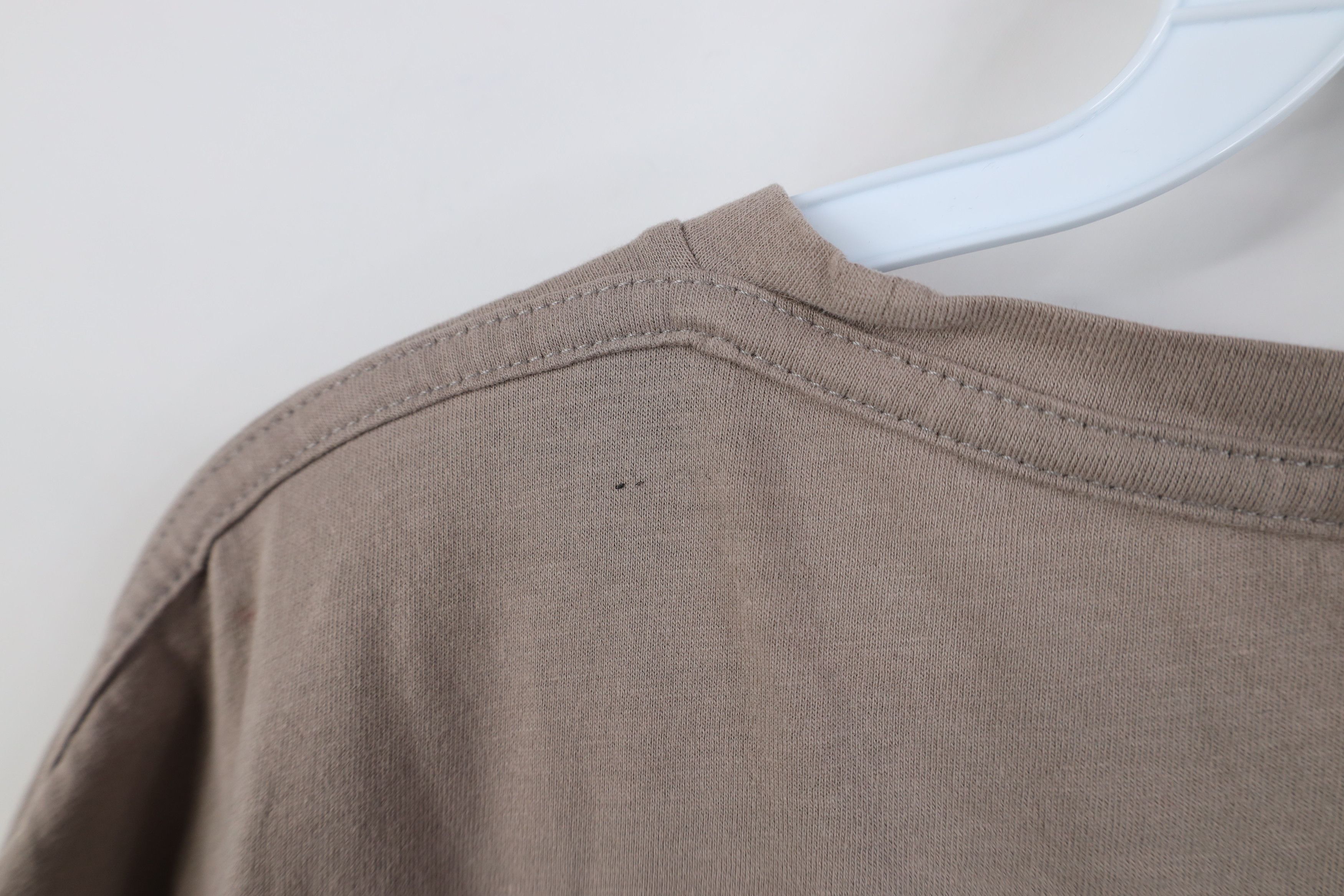 Allsaints Allsaints Organic Cotton Shot Sleeve T-Shirt Beige Size US L / EU 52-54 / 3 - 15 Thumbnail