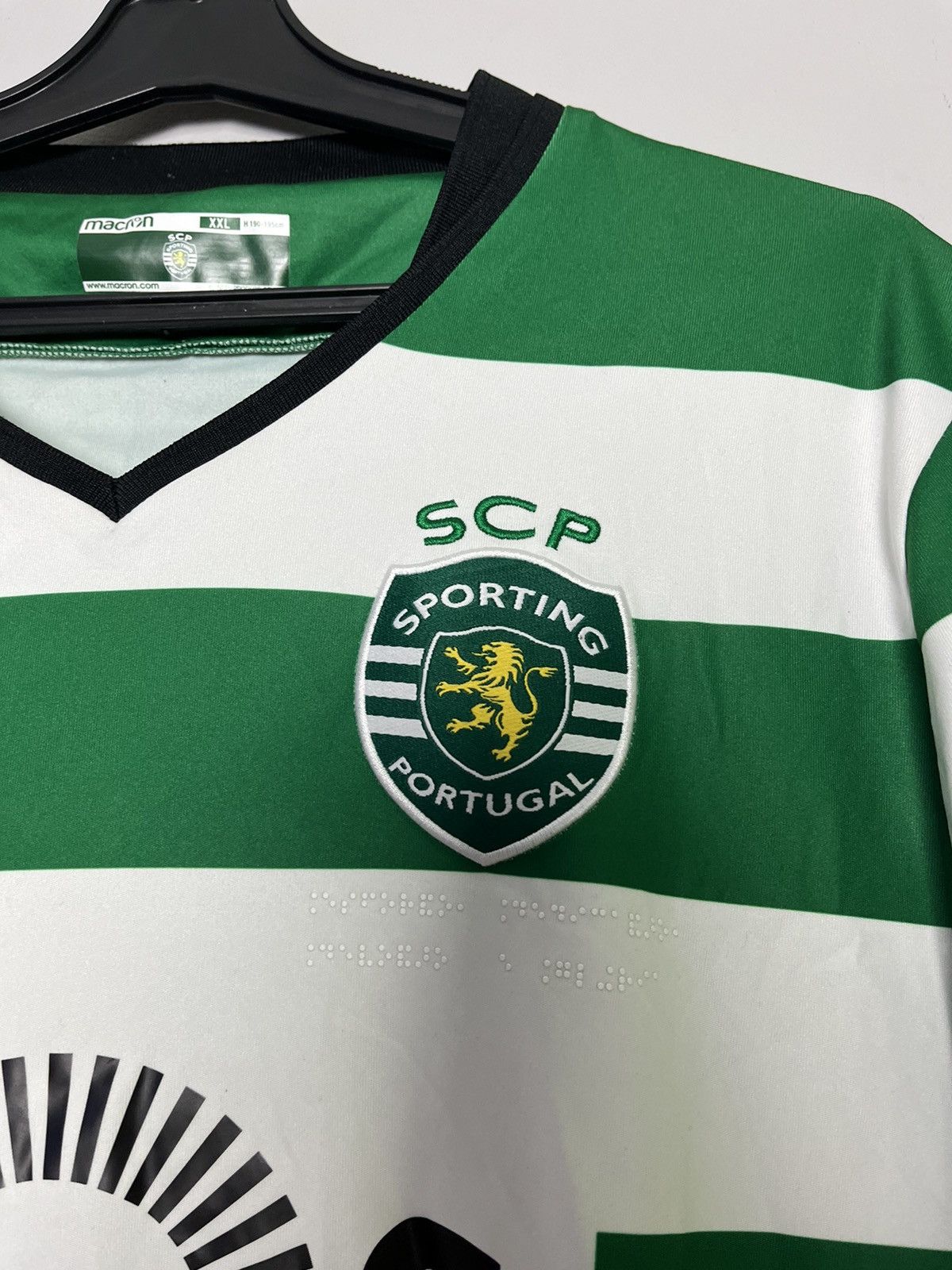 Macron sporting lisbon cp tshirt soccer jersey