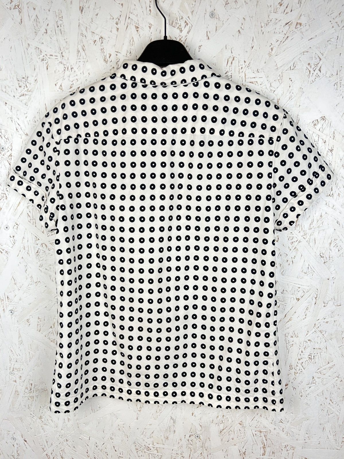 A.P.C. APC Allover Circle Ornament Cotton Button Up Shirt Size 3 Size M / US 6-8 / IT 42-44 - 5 Thumbnail