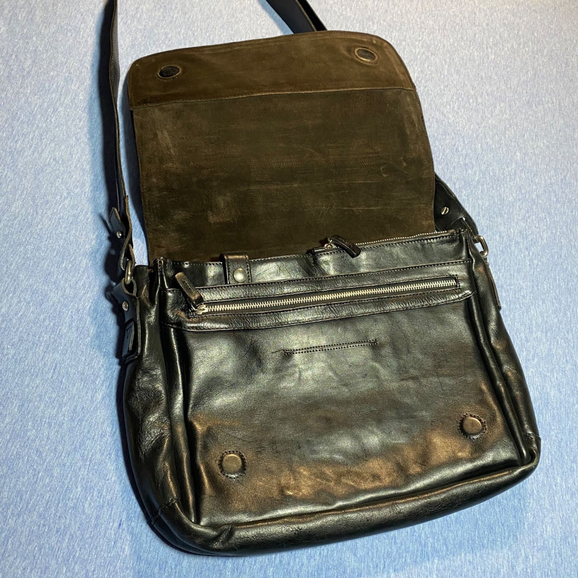 Other In Pell Genuine Leather 13" Messenger Bag with Adjustable St Size ONE SIZE - 2 Thumbnail