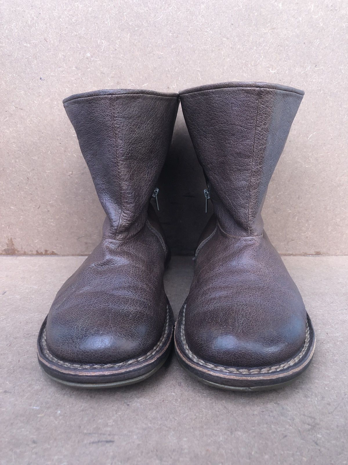 Trippen Trippen Brown Leather Women’s Boots Size 40 Size US 9 / IT 39 - 2 Thumbnail