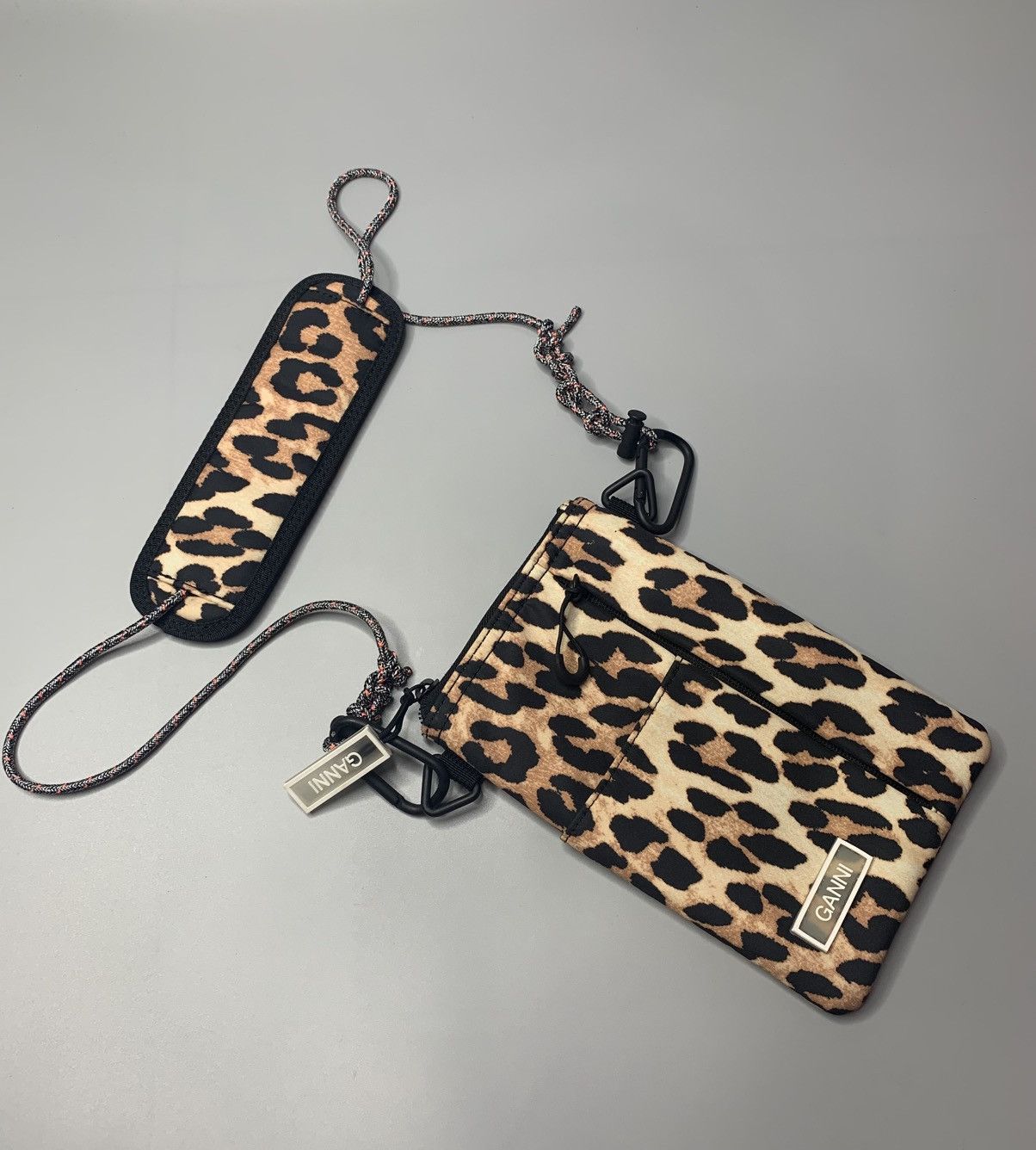 Ganni Ganni Leopard Print Crossbody Bag Size ONE SIZE - 2 Thumbnail