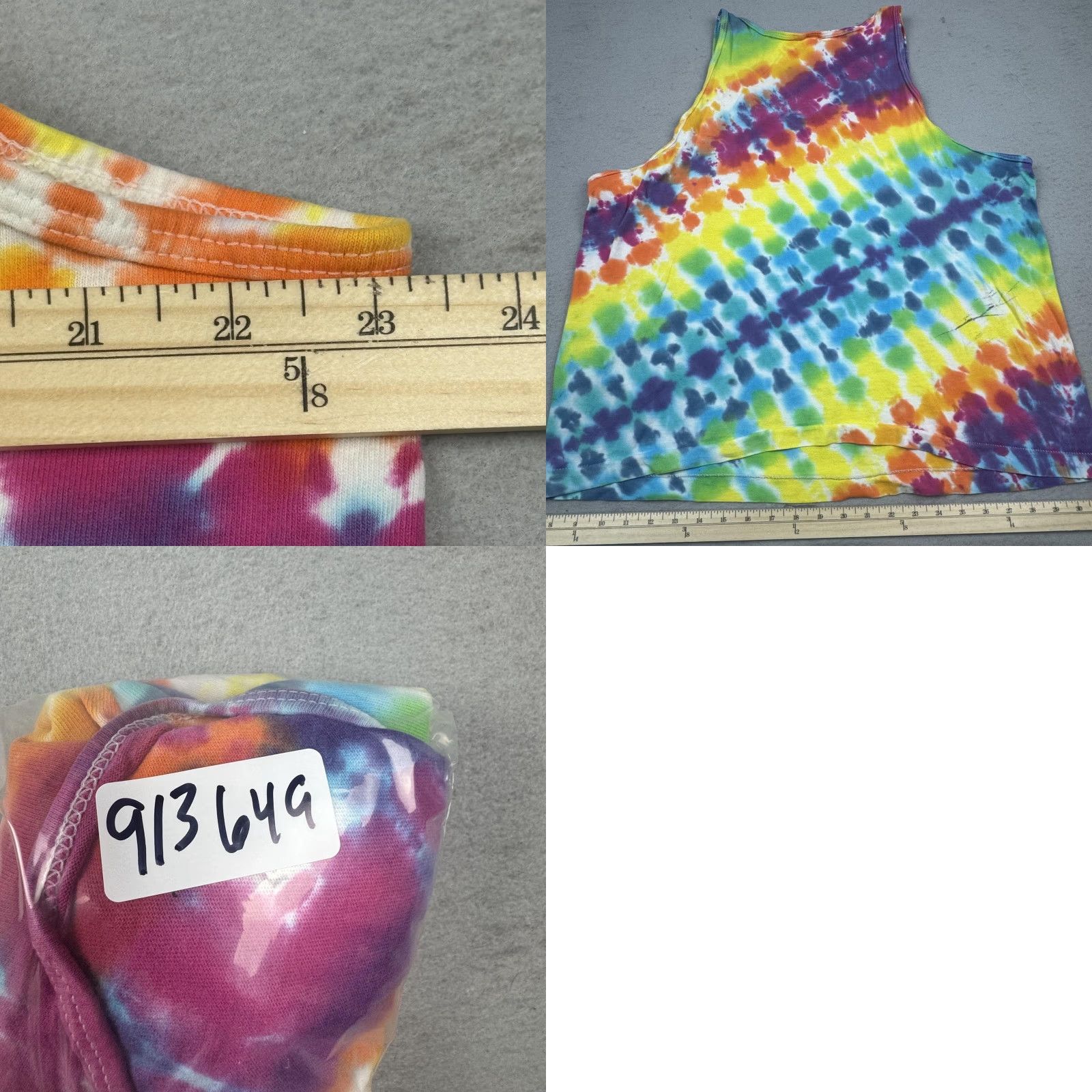 Fruit Of The Loom Fruit of the Loom Shirt Mens XL Rainbow Tie Dye Destin Florida Tank Top Beach Size US XL / EU 56 / 4 - 8 Thumbnail