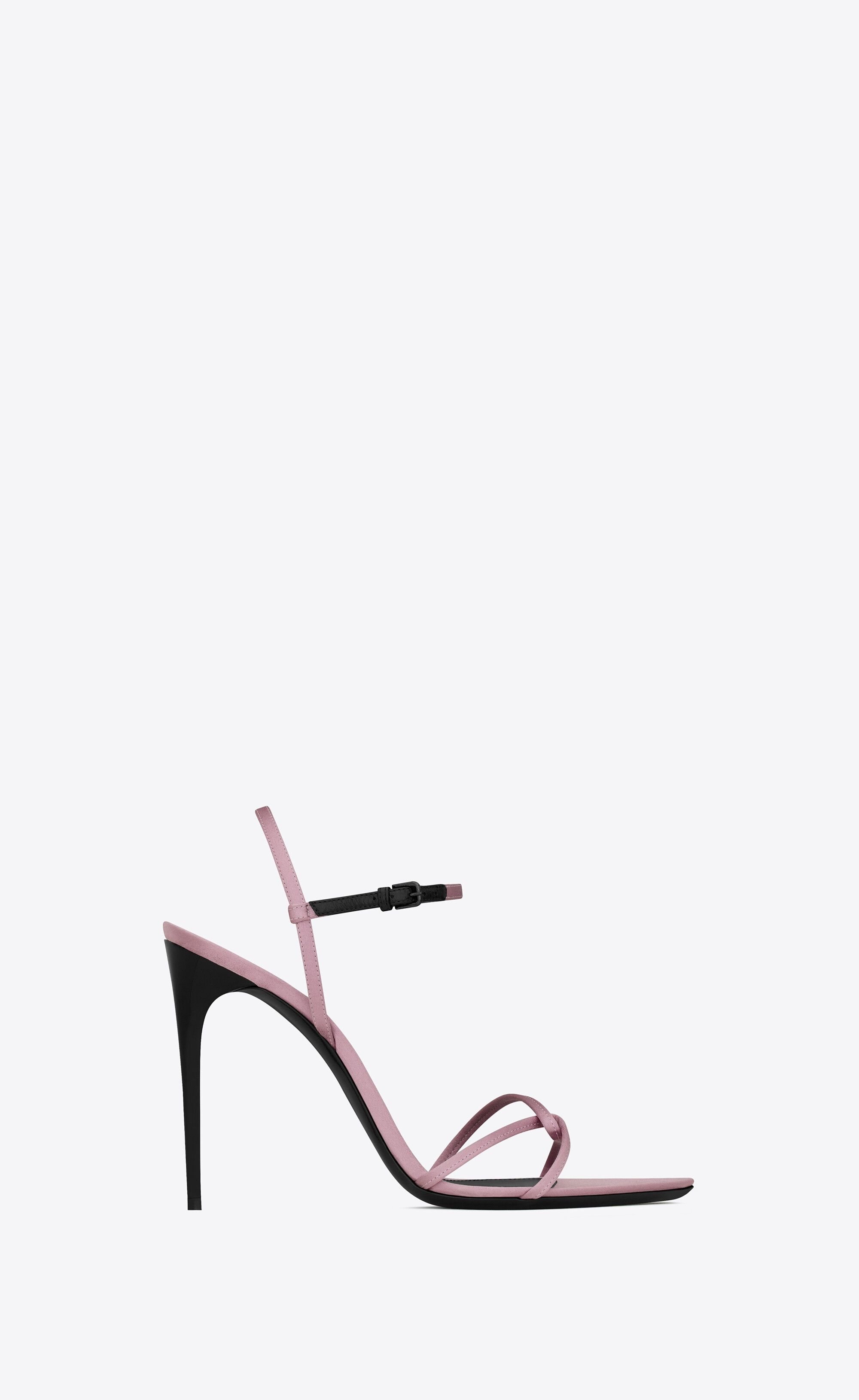 Clara Sandals in Silk Satin