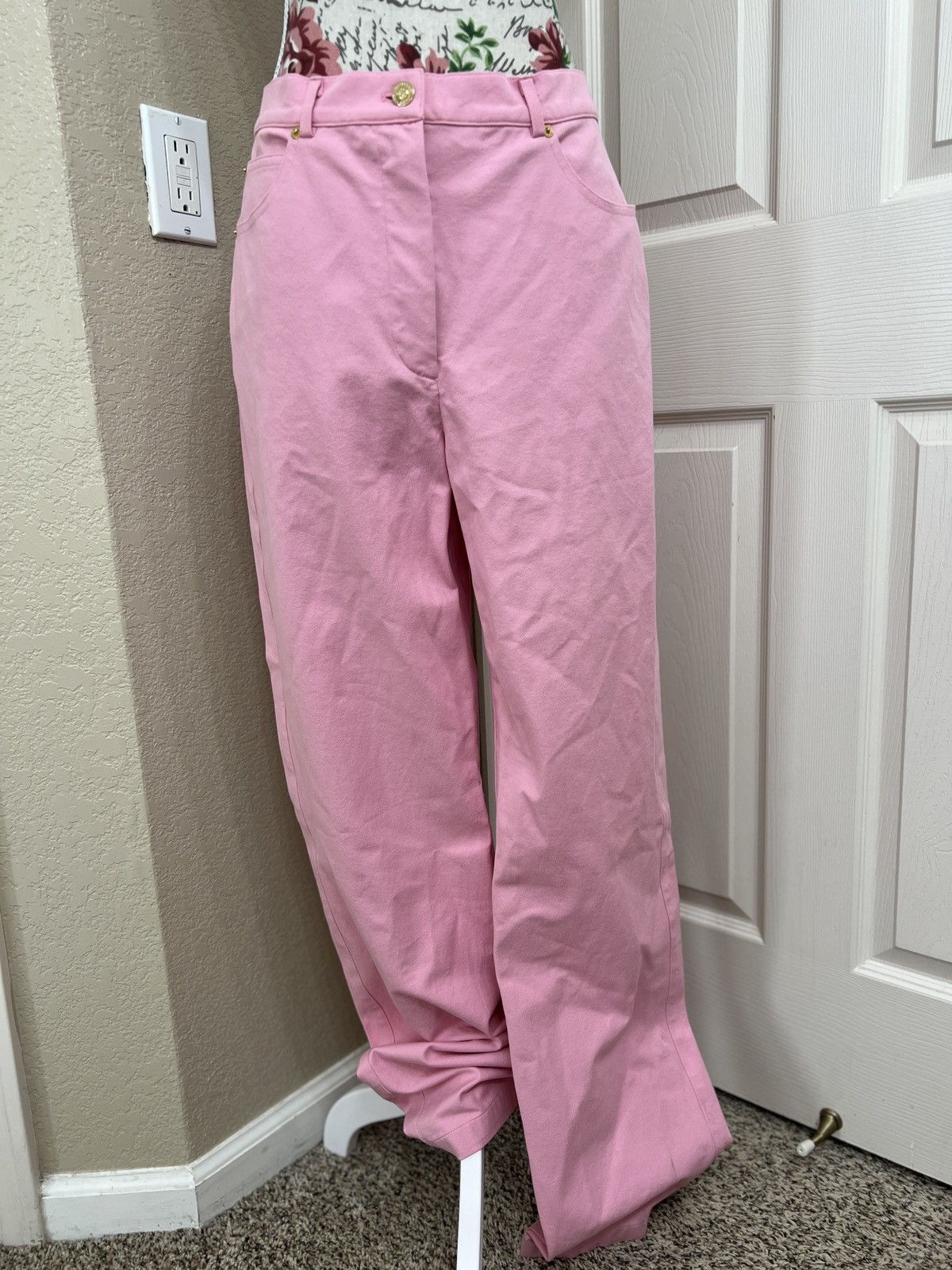 St. John St. John Sport by Marie Gray Rose Pink cotton pants size 12 Size 34" / US 12 / IT 48 - 3 Thumbnail