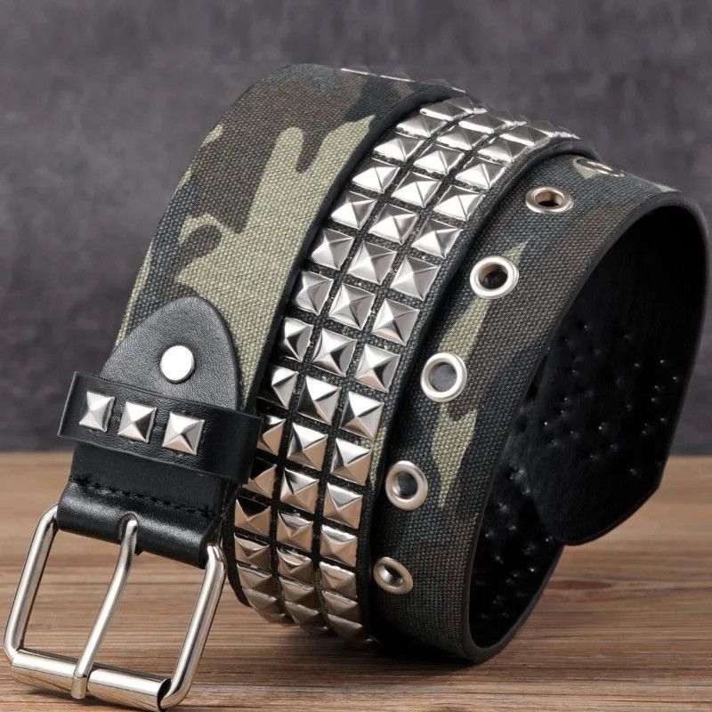 Other Camouflage Rivert Belt Size ONE SIZE - 2 Thumbnail