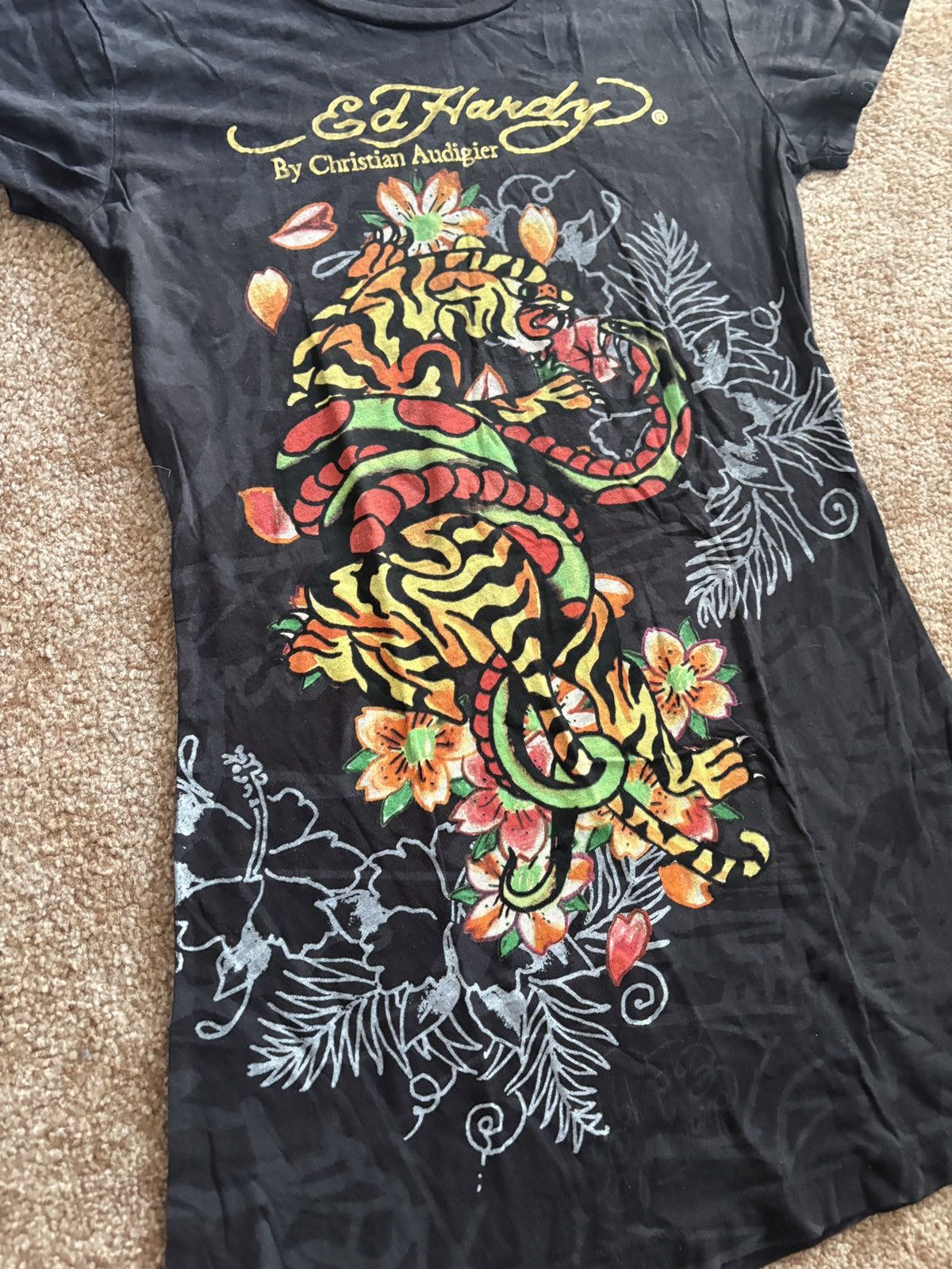 Ed Hardy Ed hardy y2k dress long tiger print big logo Size M / US 6-8 / IT 42-44 - 2 Thumbnail